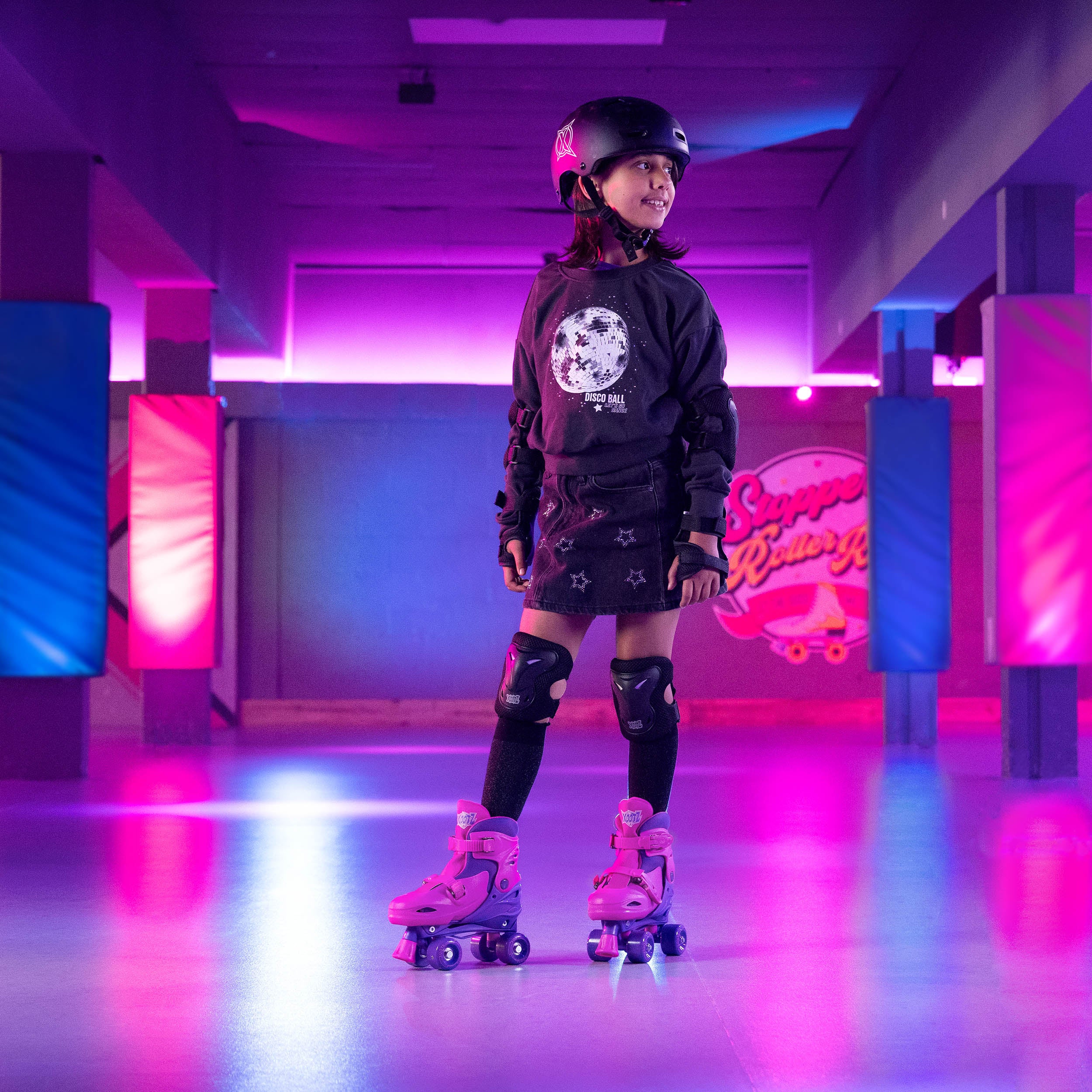 Adjustable Quad Skates - Purple