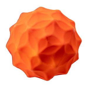 Orange textured ball