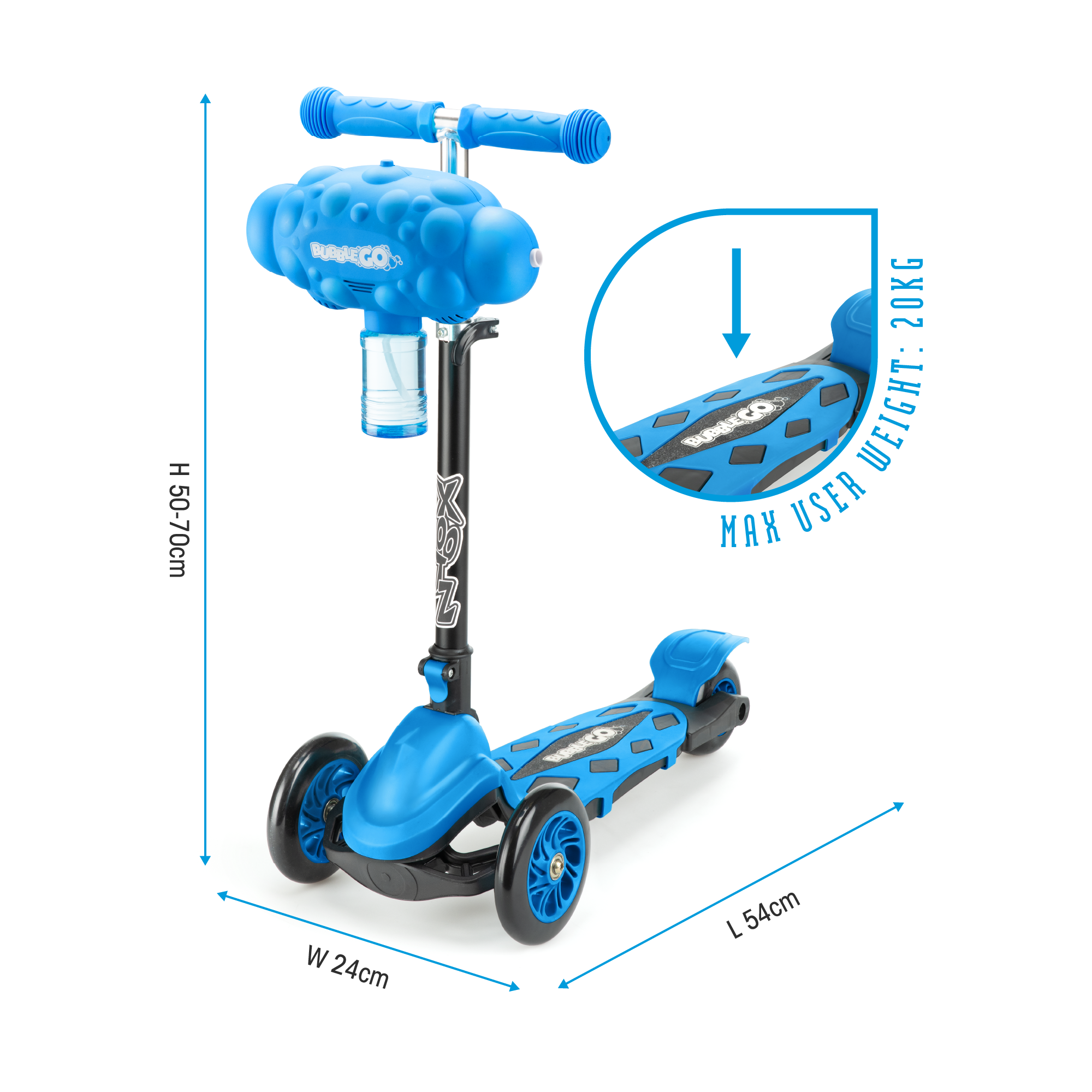 Foldable Tri-Scooter