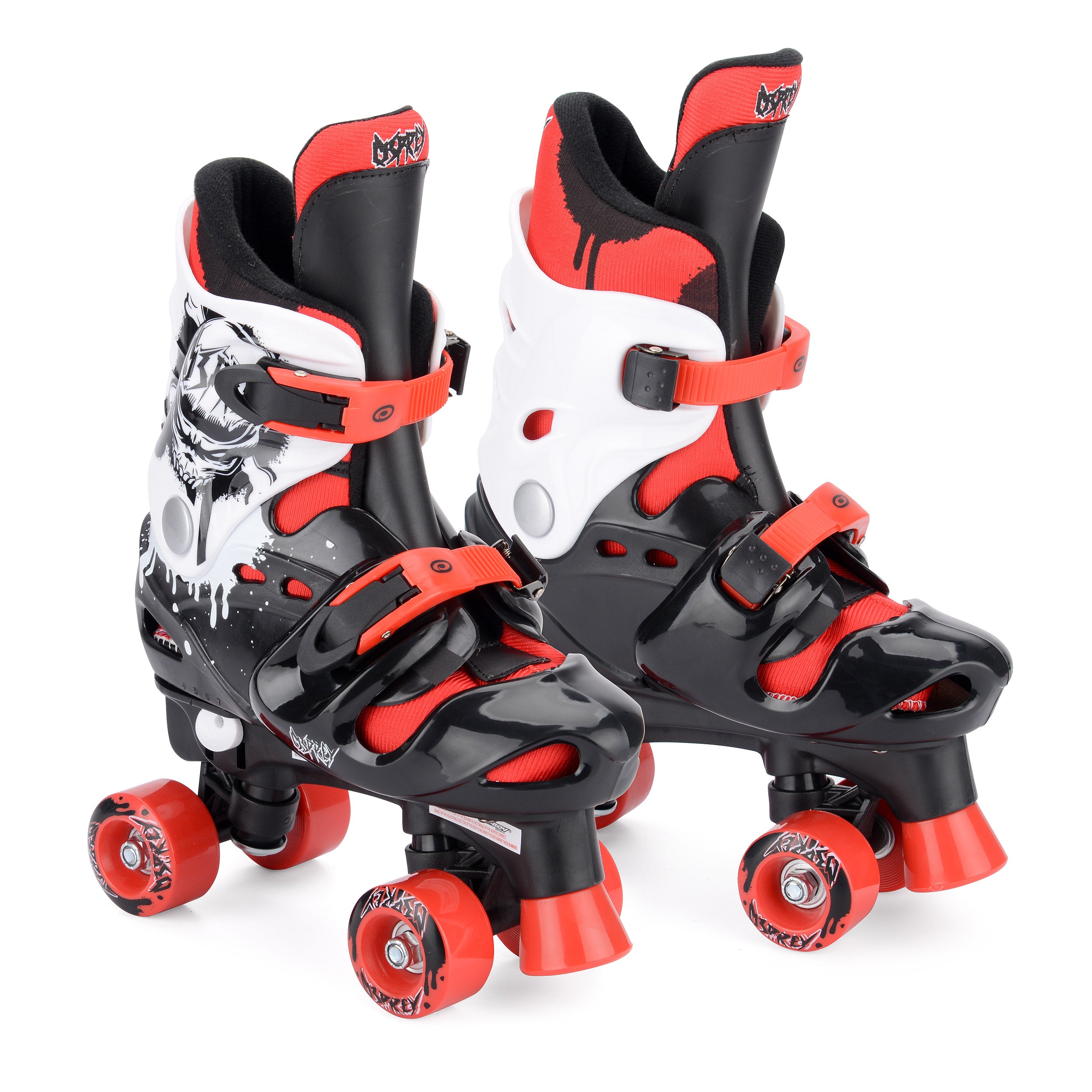 red roller skates