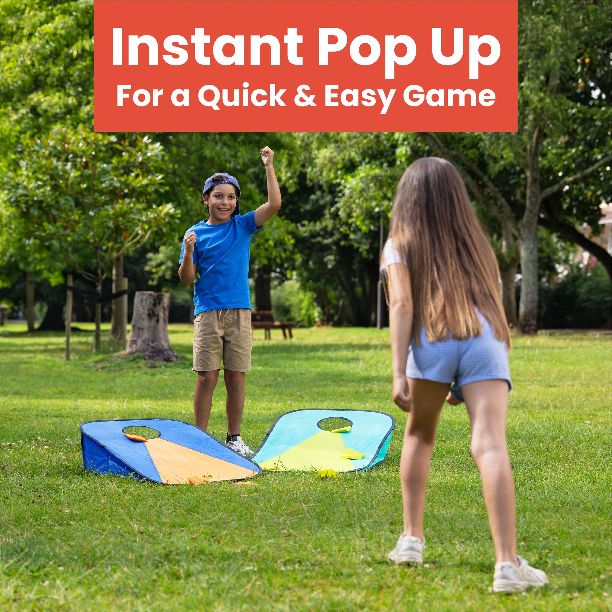 Summer Fun Pop Up Cornhole Set