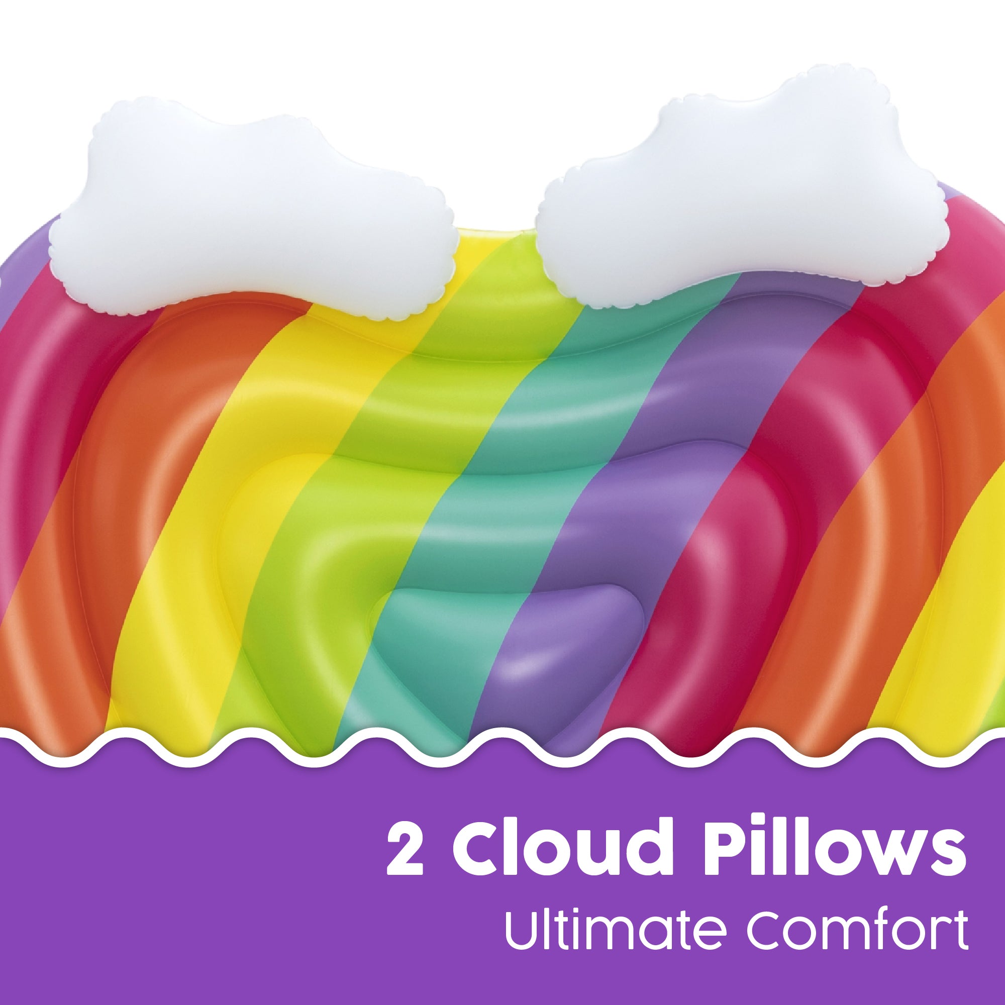 rainbow pool float