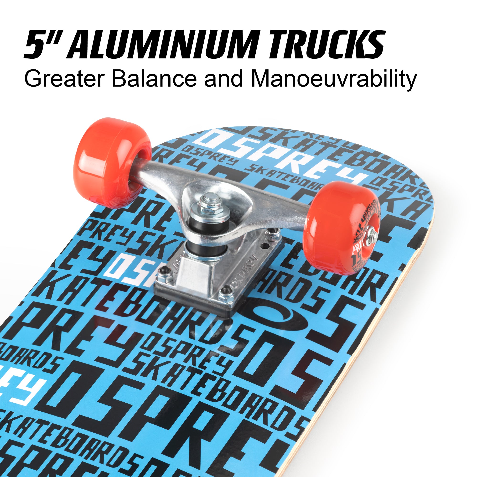 8" x 31" Complete Double Kick Skateboard - Repeat