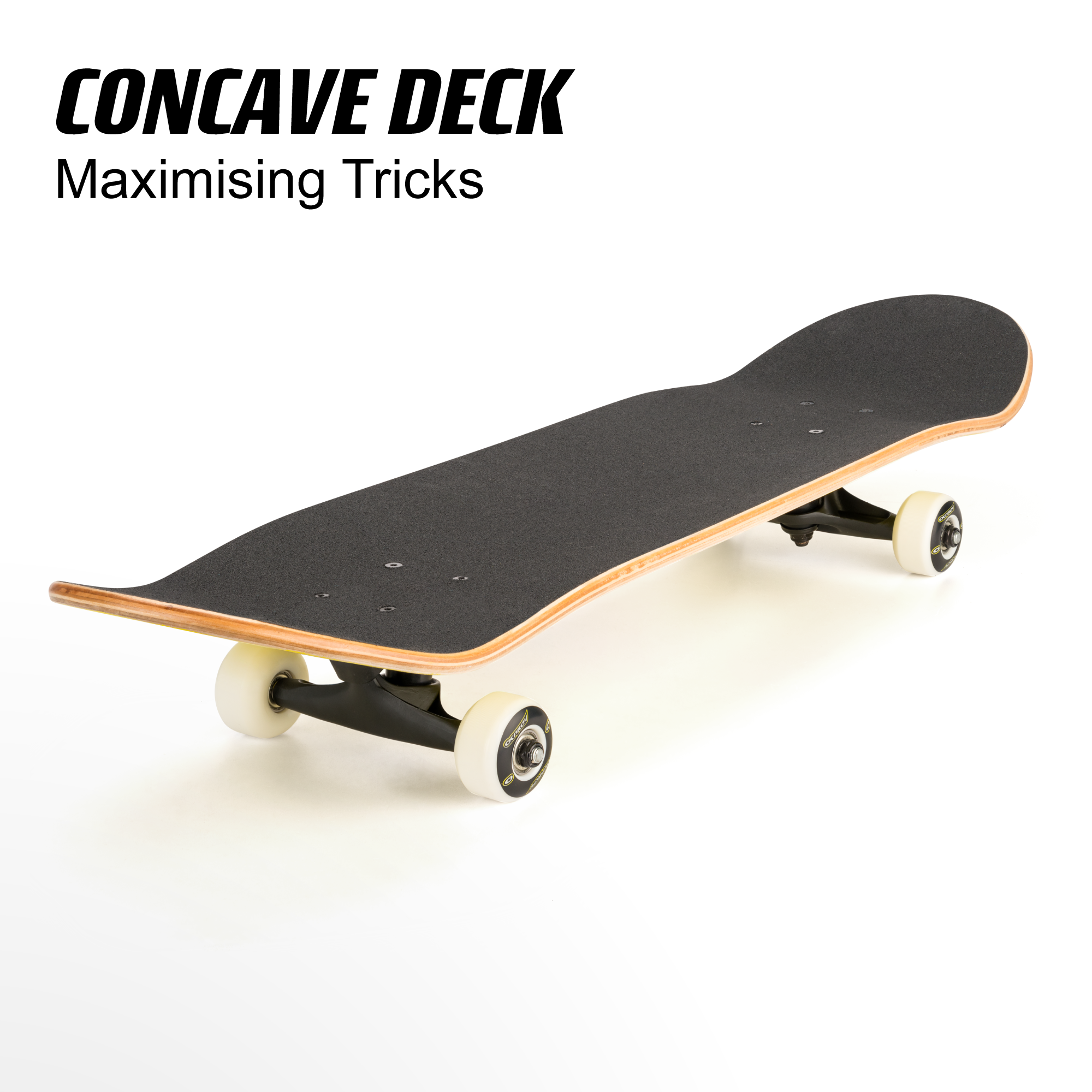 8" x 31" Complete Double Kick Skateboard - Wrath