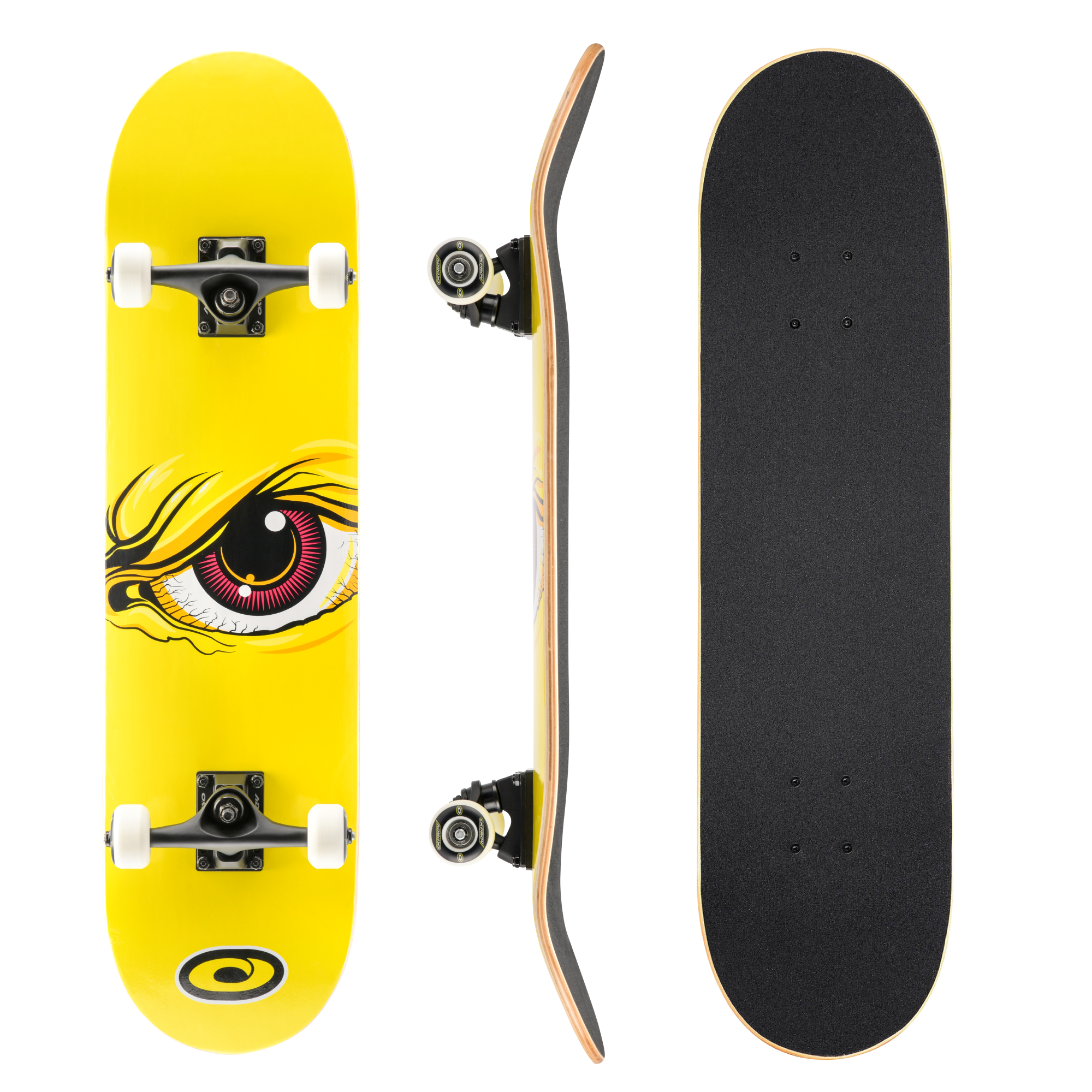 8" x 31" Complete Double Kick Skateboard - Wrath
