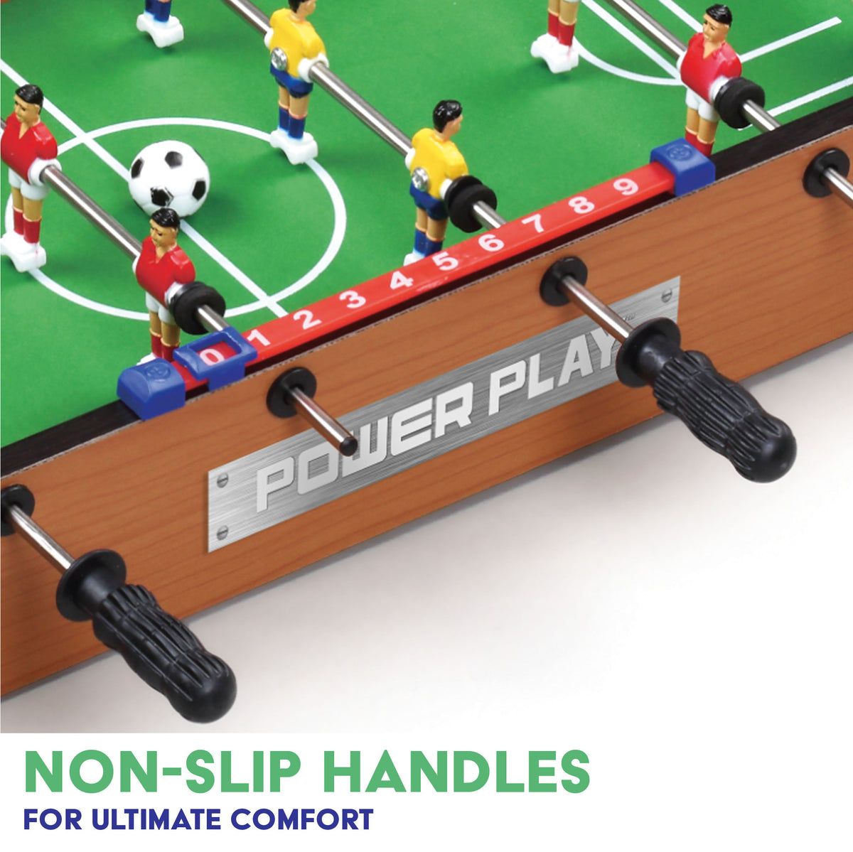 16" Table Football Game - Dark Brown