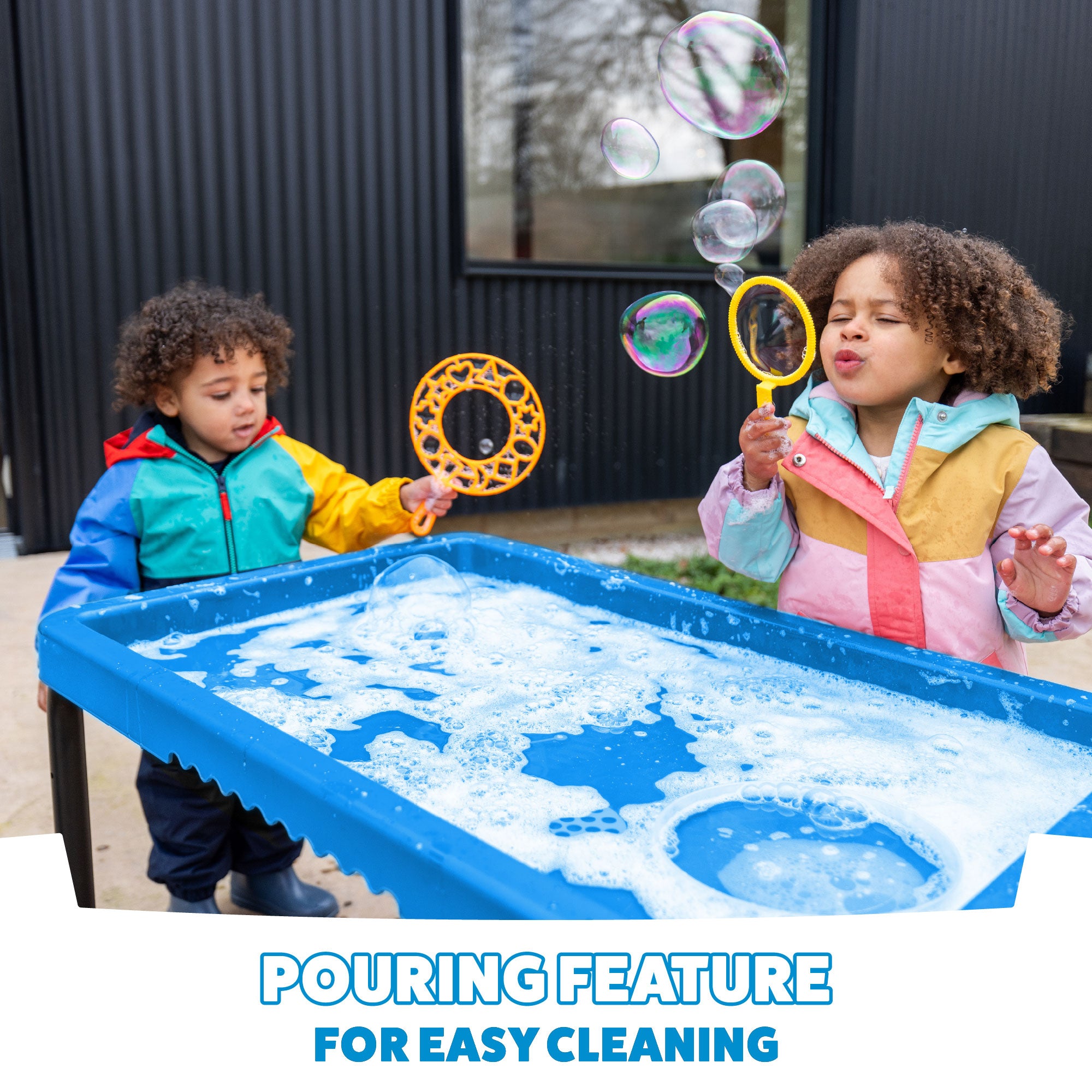 Plastic Play Tray Table - Blue
