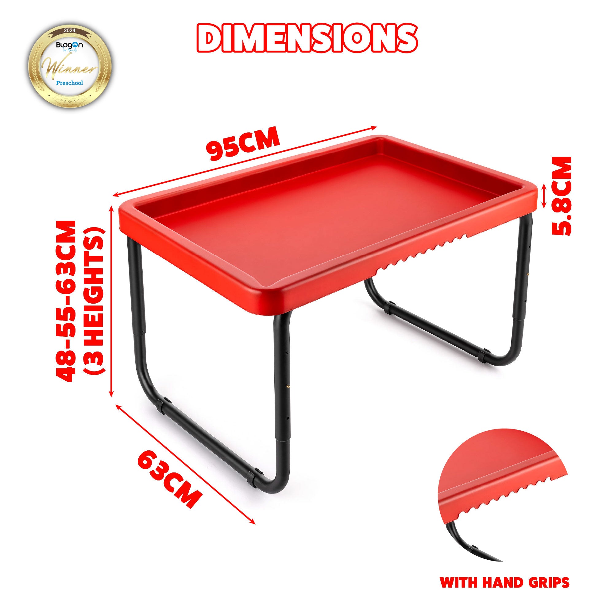 Play Tray Activity Table - City and Race Theme