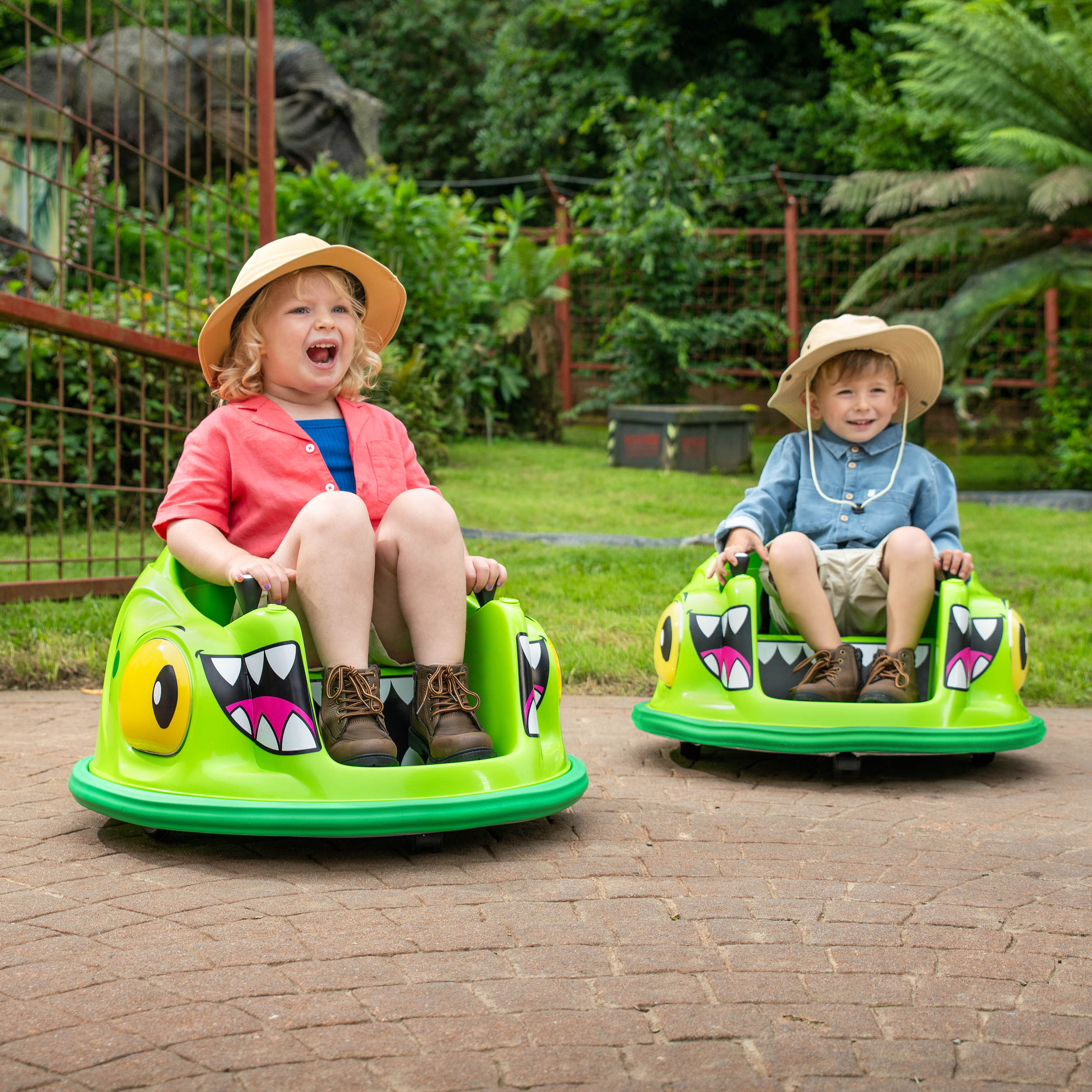 Electric Dinosaur Bumper Car Ride-On