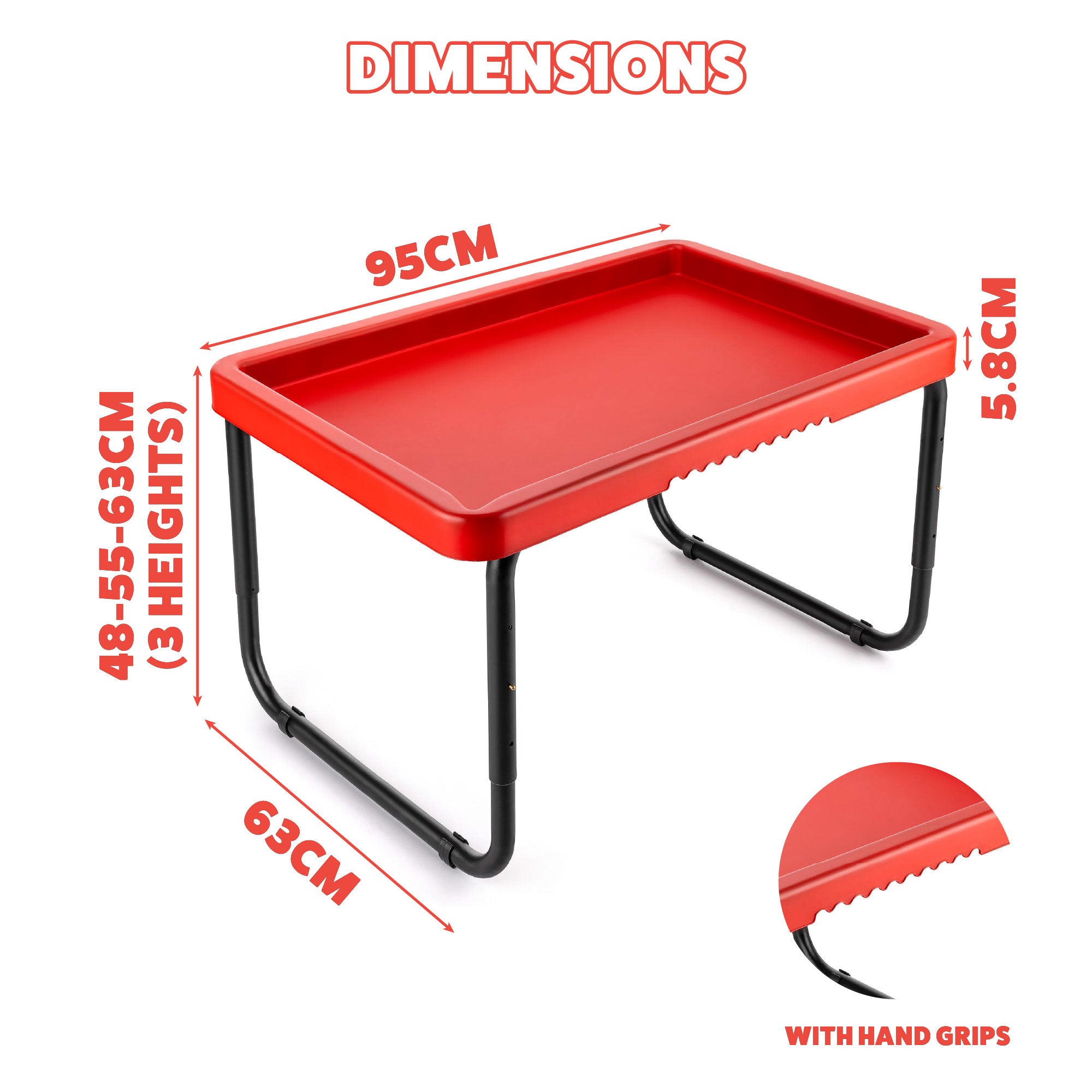 Plastic Play Tray Table - Farm & Safari Theme