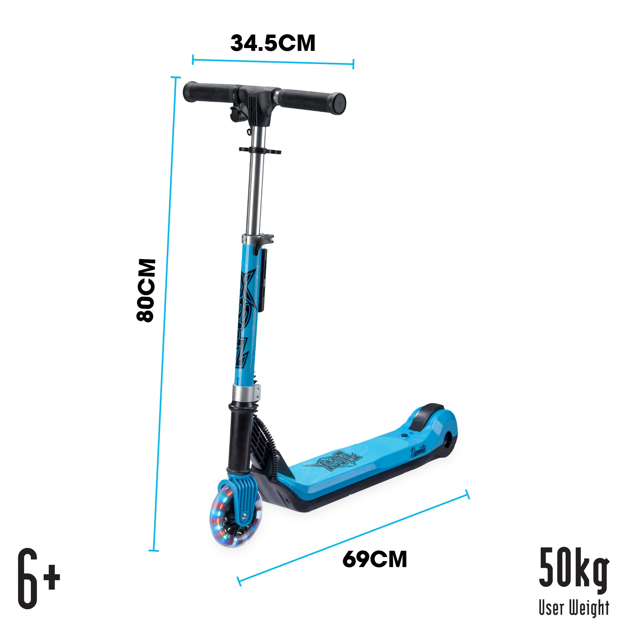 Elements Electric Scooter - Blue