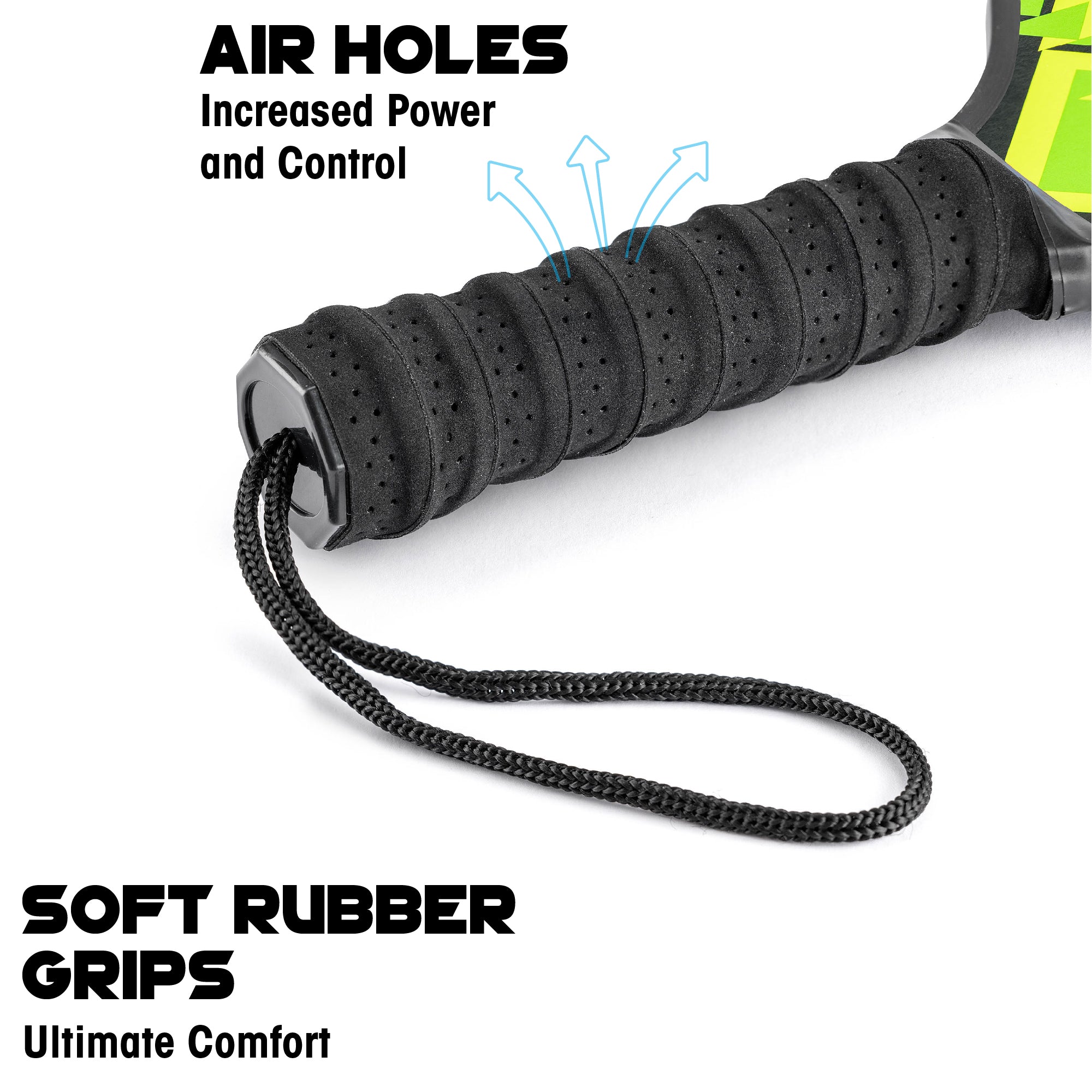 Pickleball Bat, Ball & Net - 4 Player