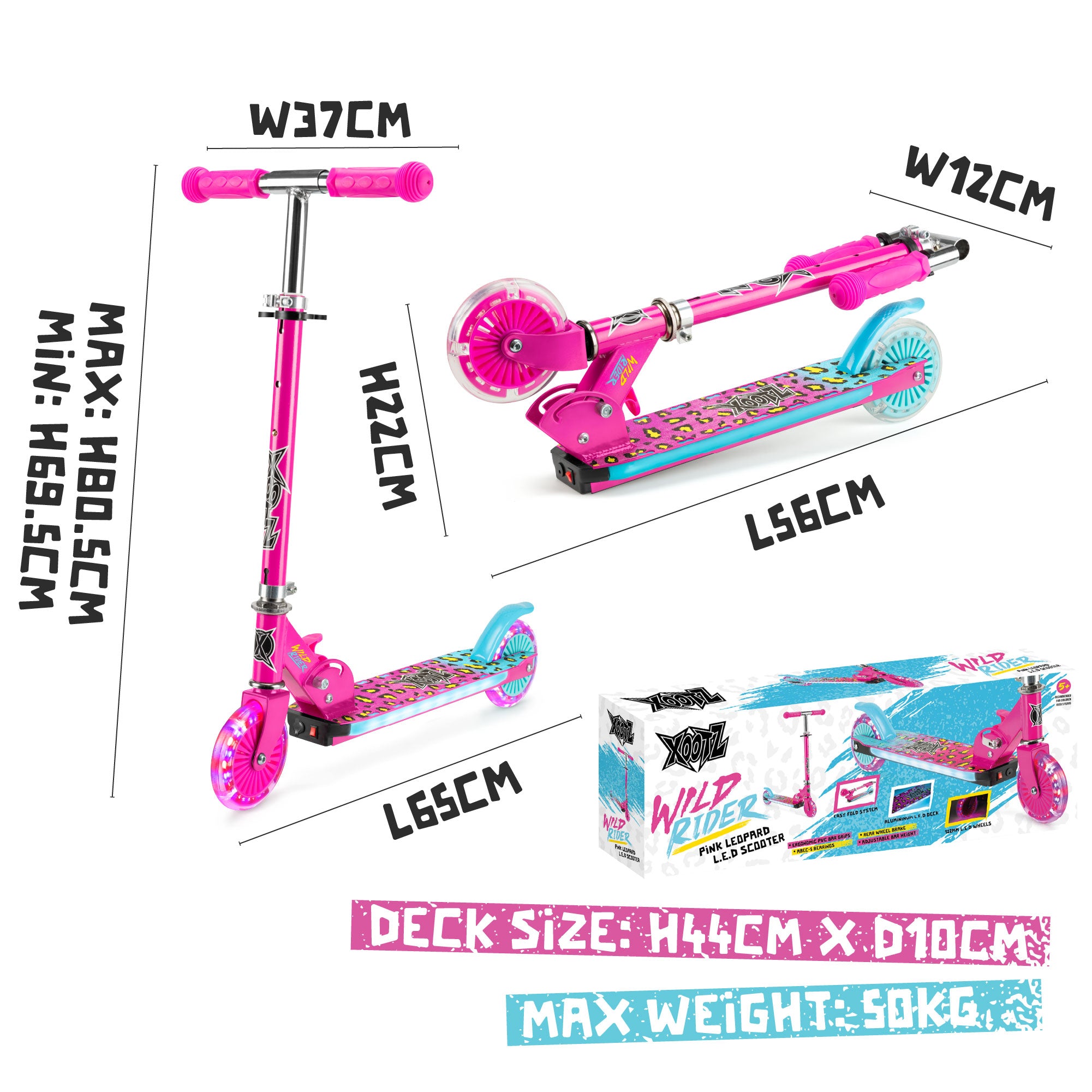 led light up scooter