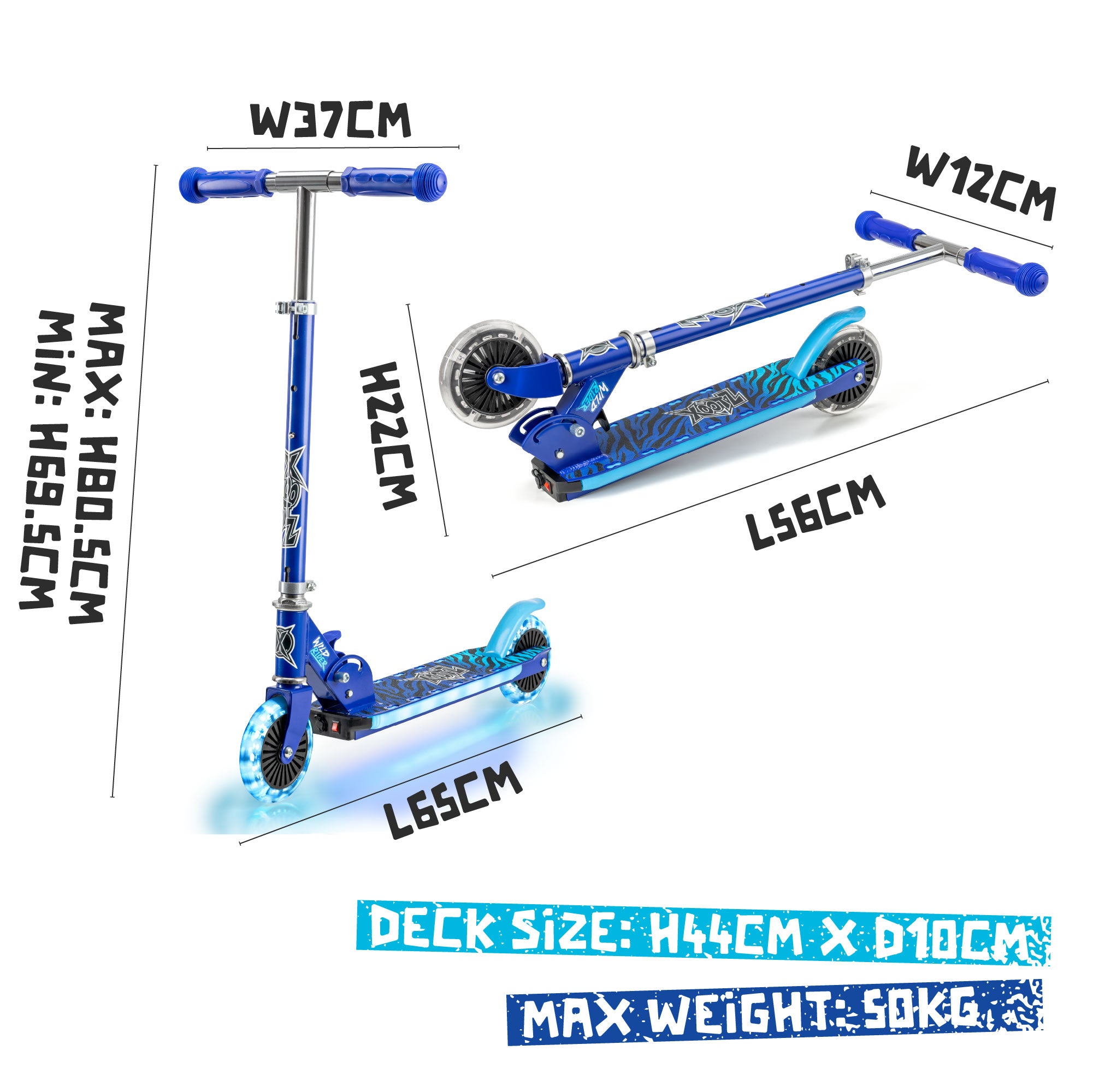 led light up scooter
