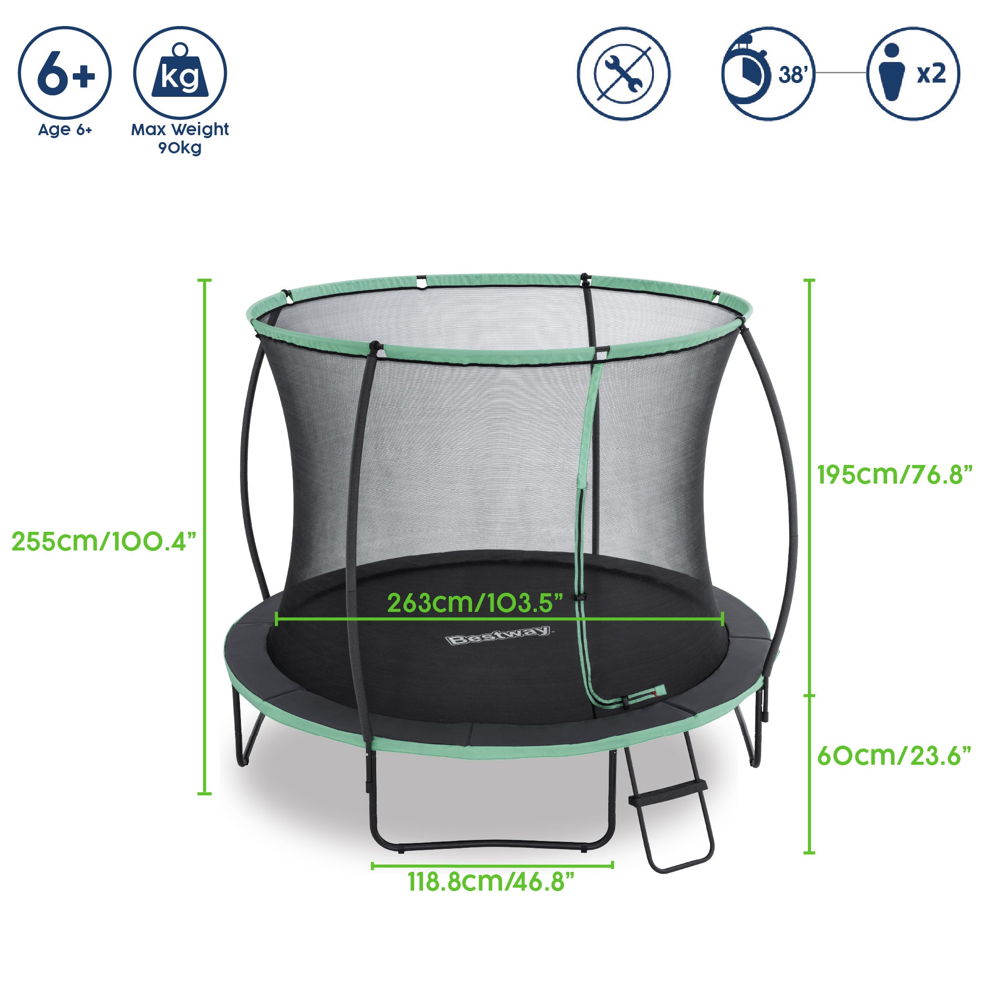 10ft trampoline for kids