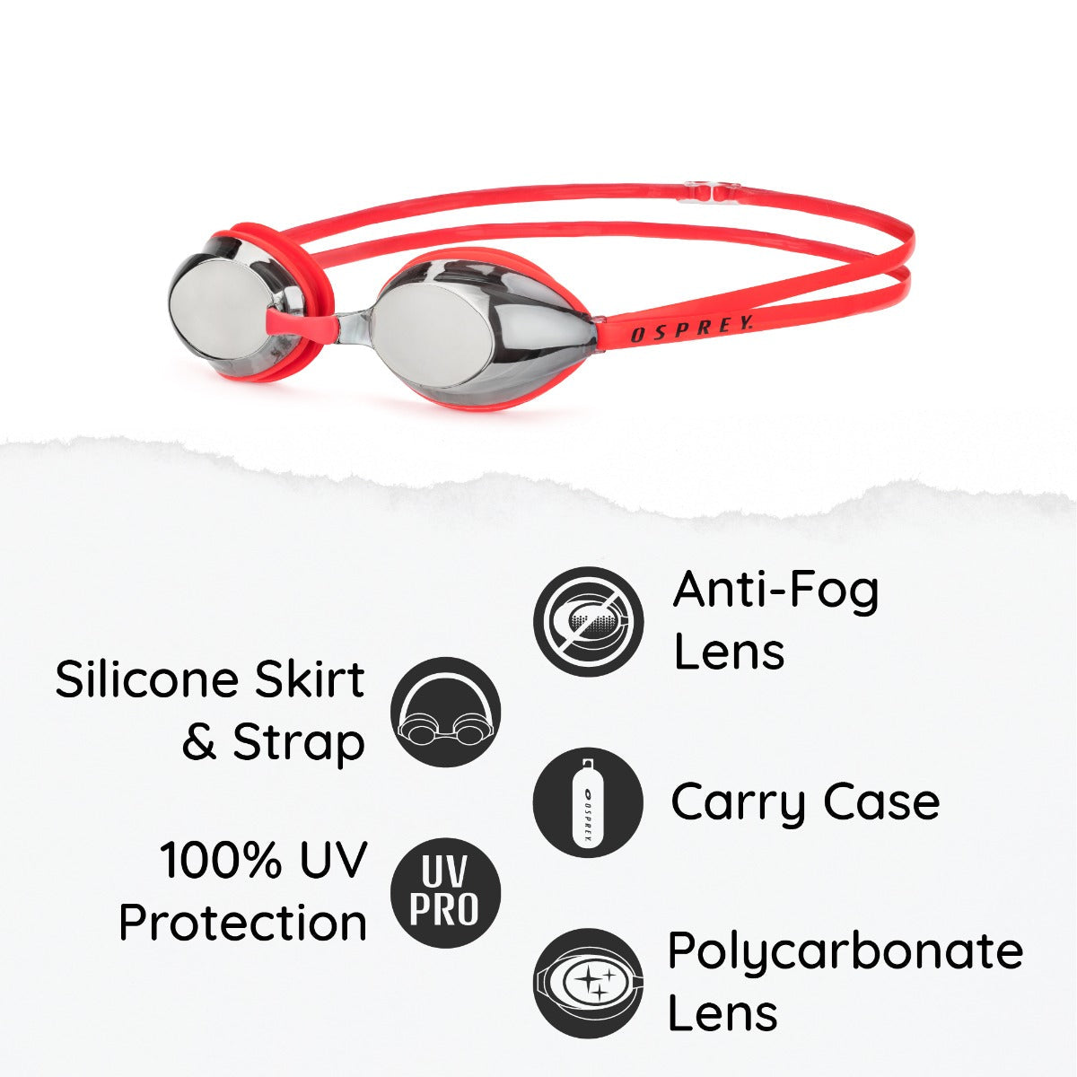 Comfort-fit swim goggles for kids