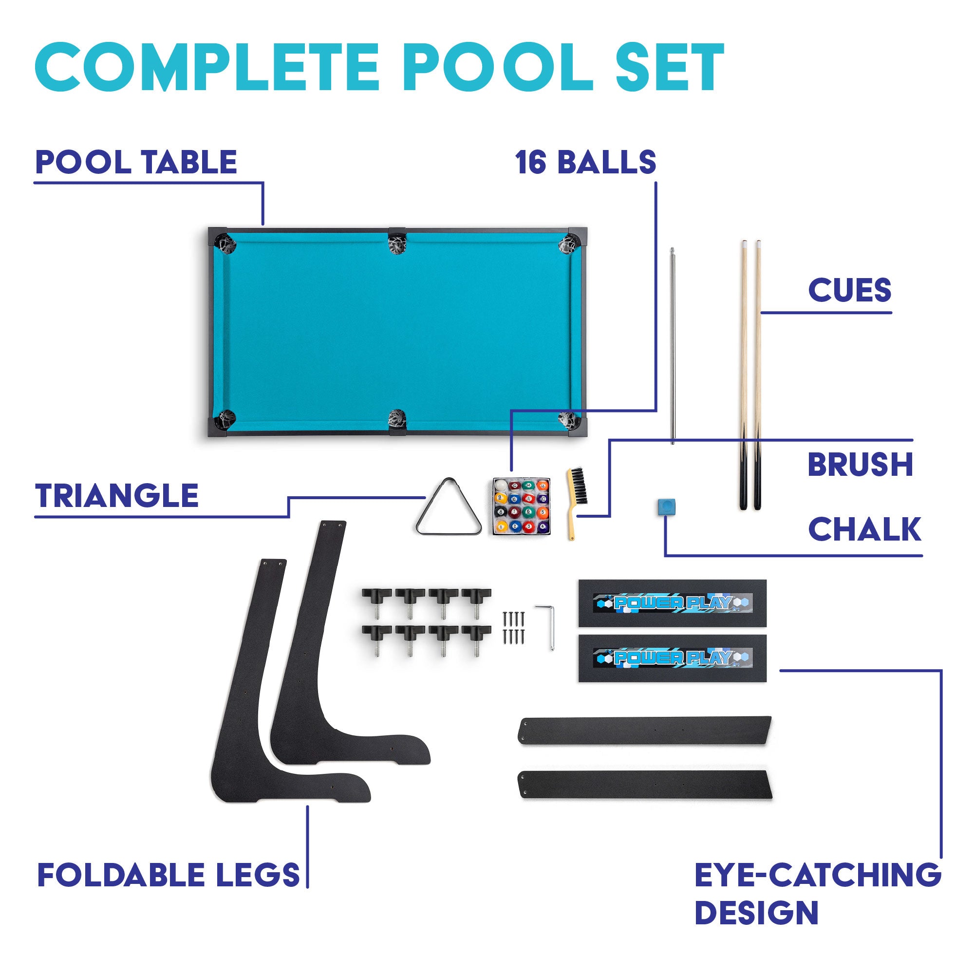 folding pool tables