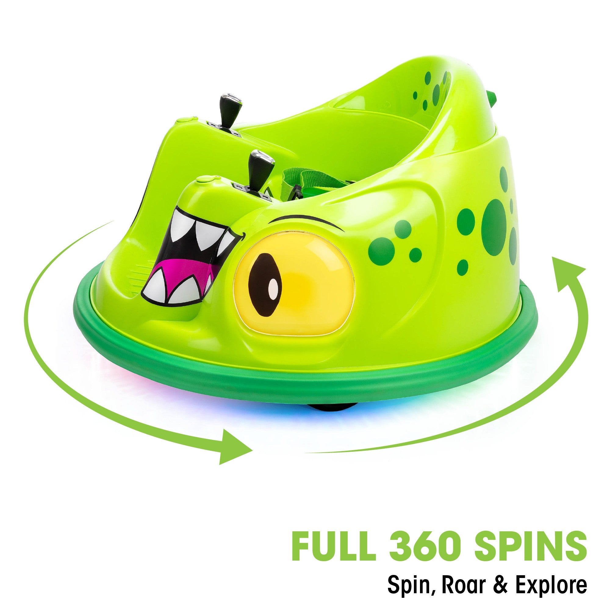 Xootz Electric Dinosaur Bumper Car Ride-On