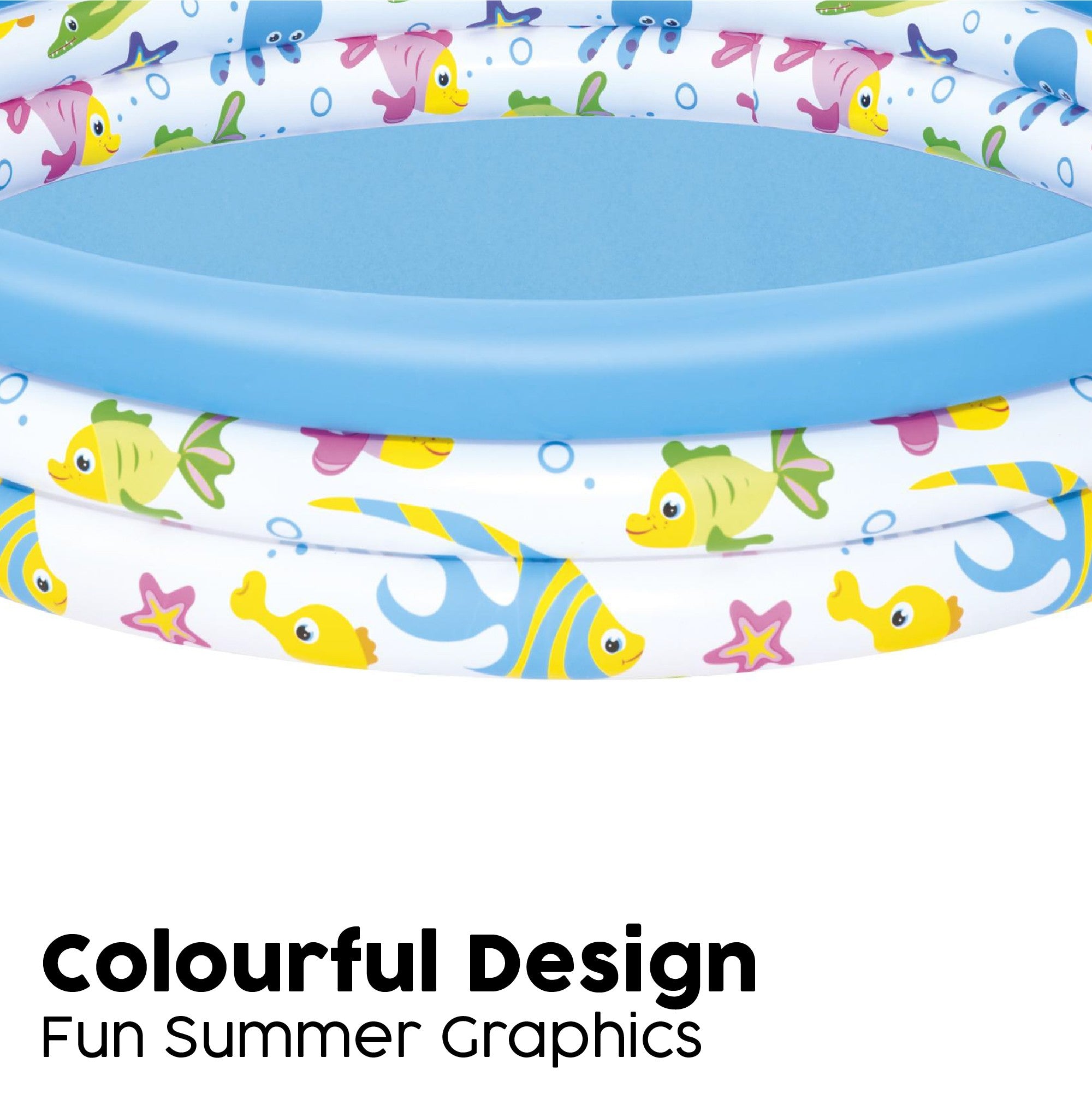 colourful paddling pool for kids