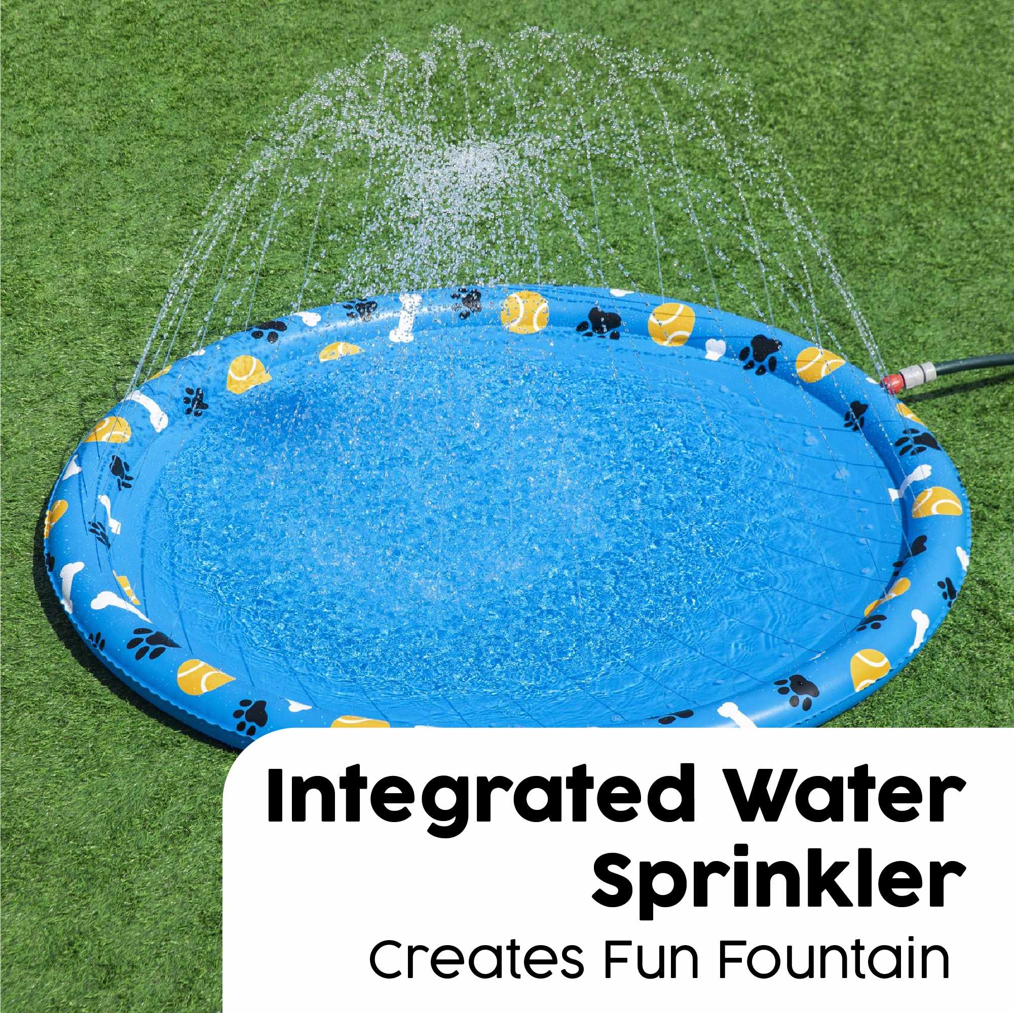 dog sprinkler mat