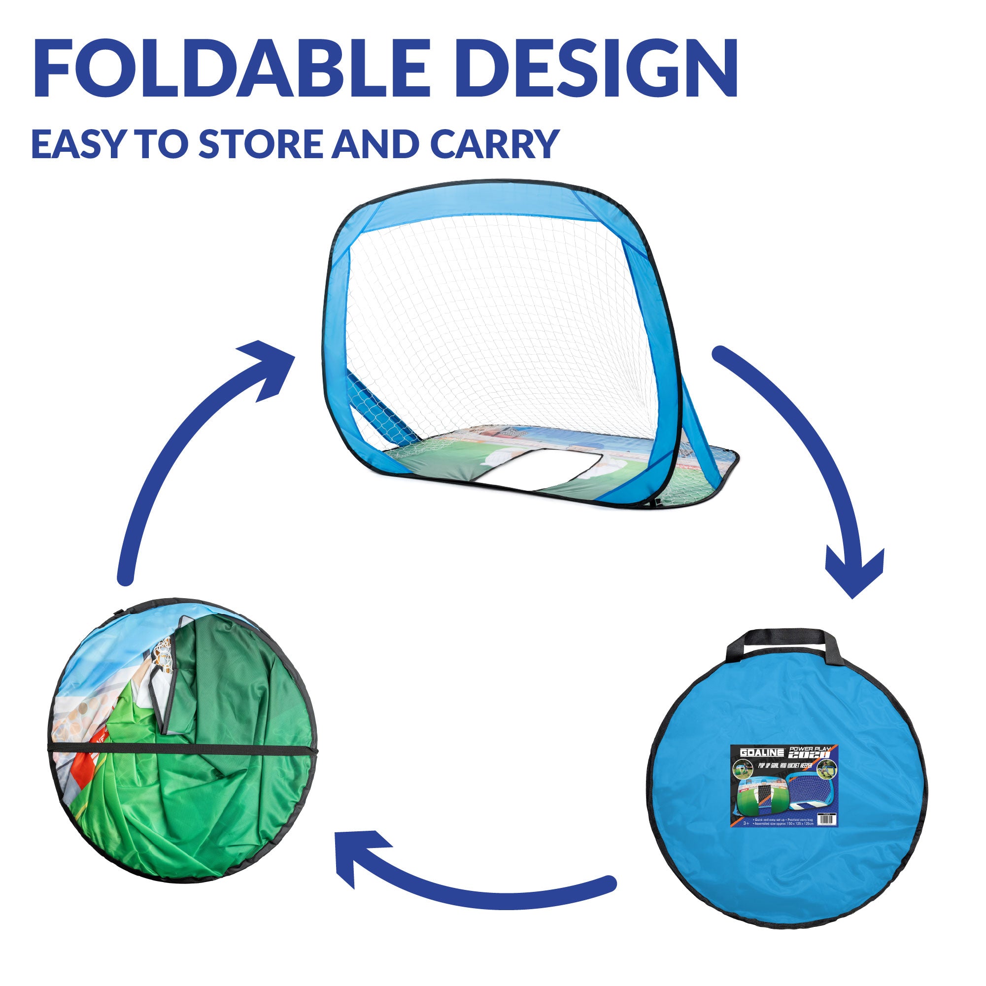 foldable pop up goal