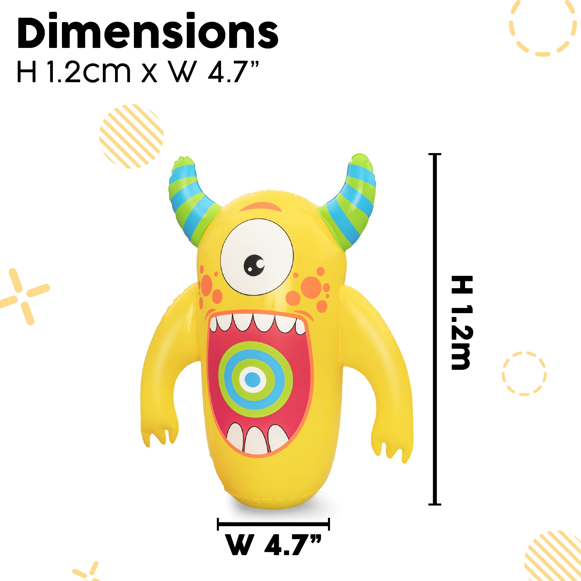 kids monster punching bag