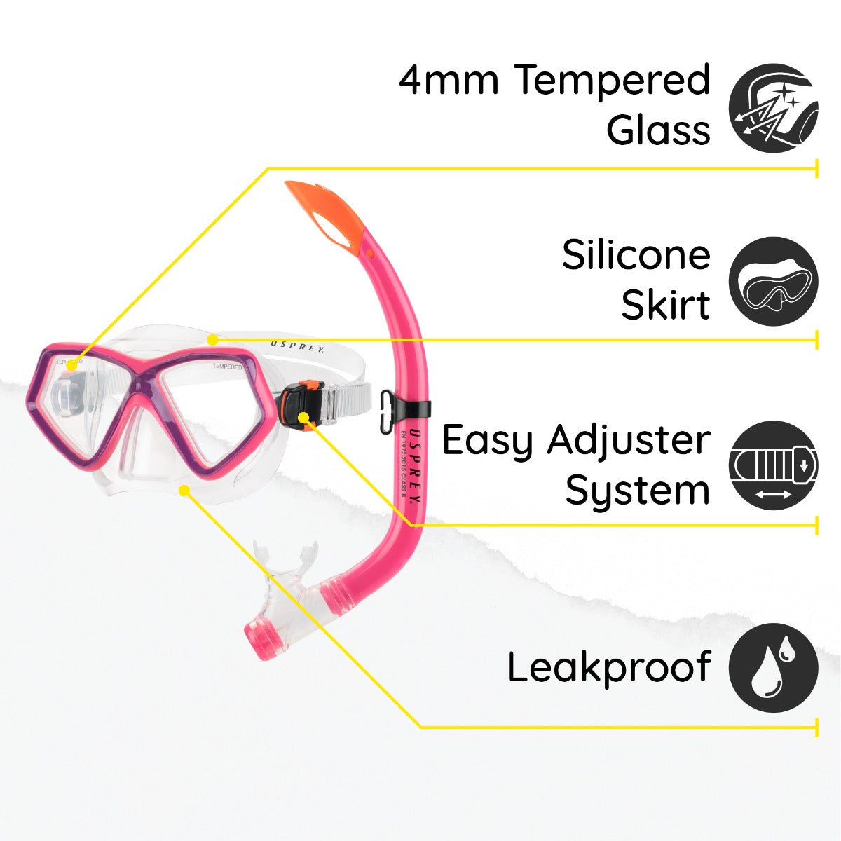 Water sports gear for kids snorkeling