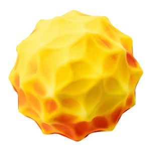 Yellow textured ball