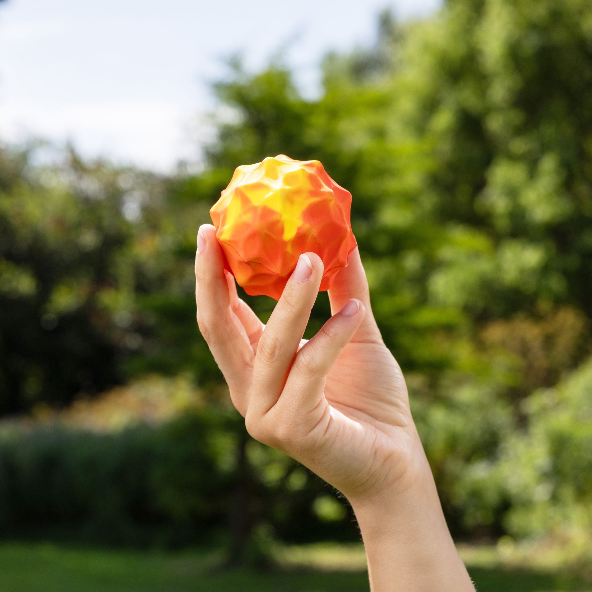 geometrically shaped high bounce ball