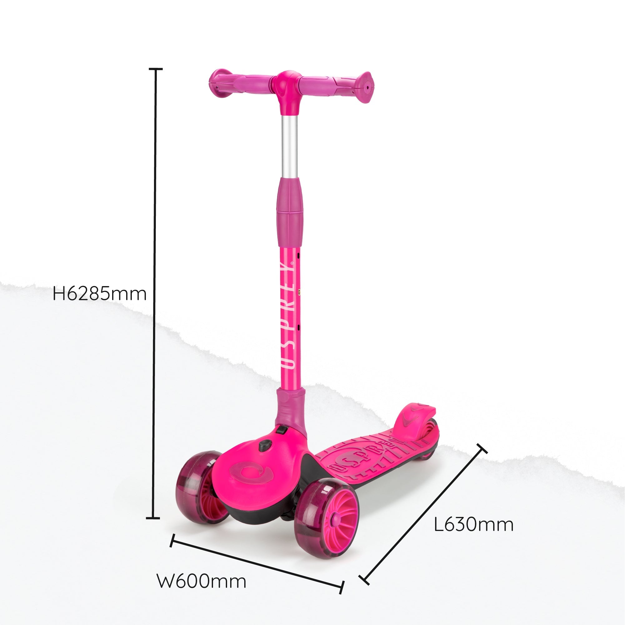 Pink balance scooter for early riders
