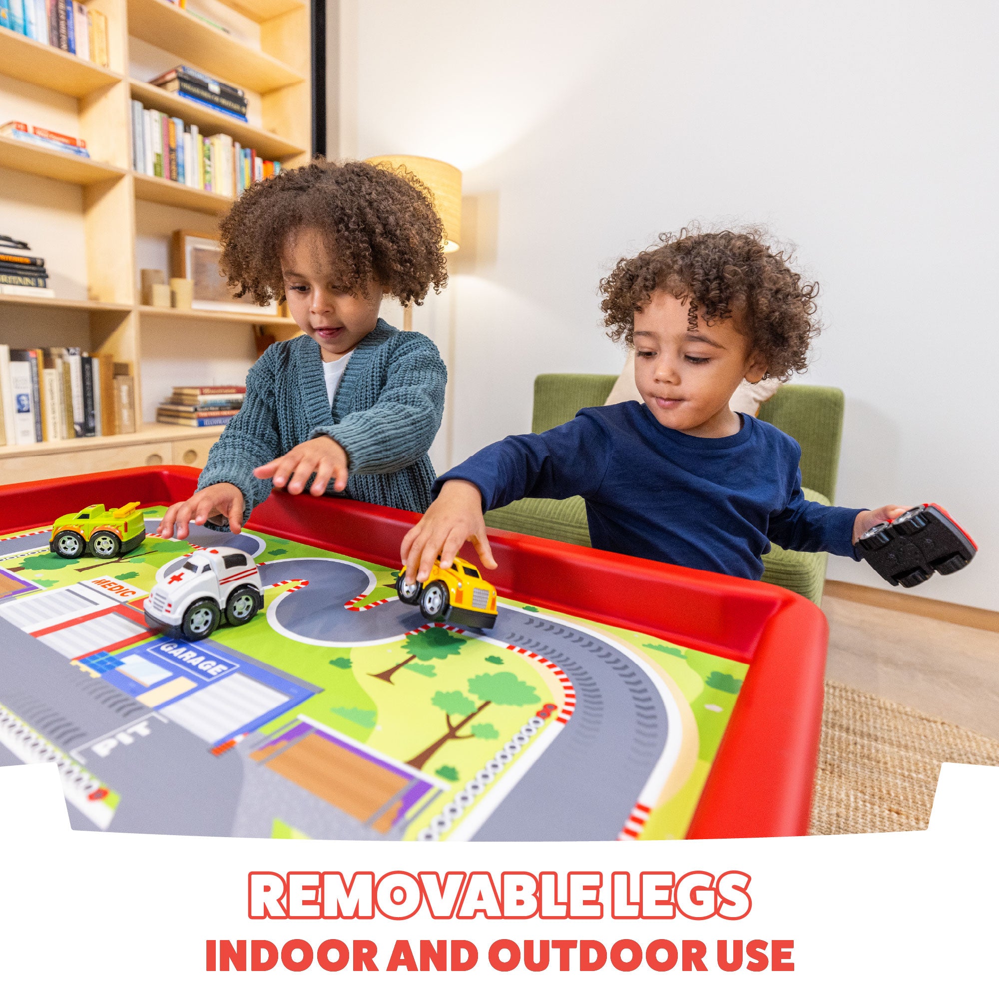 play tray with removable legs