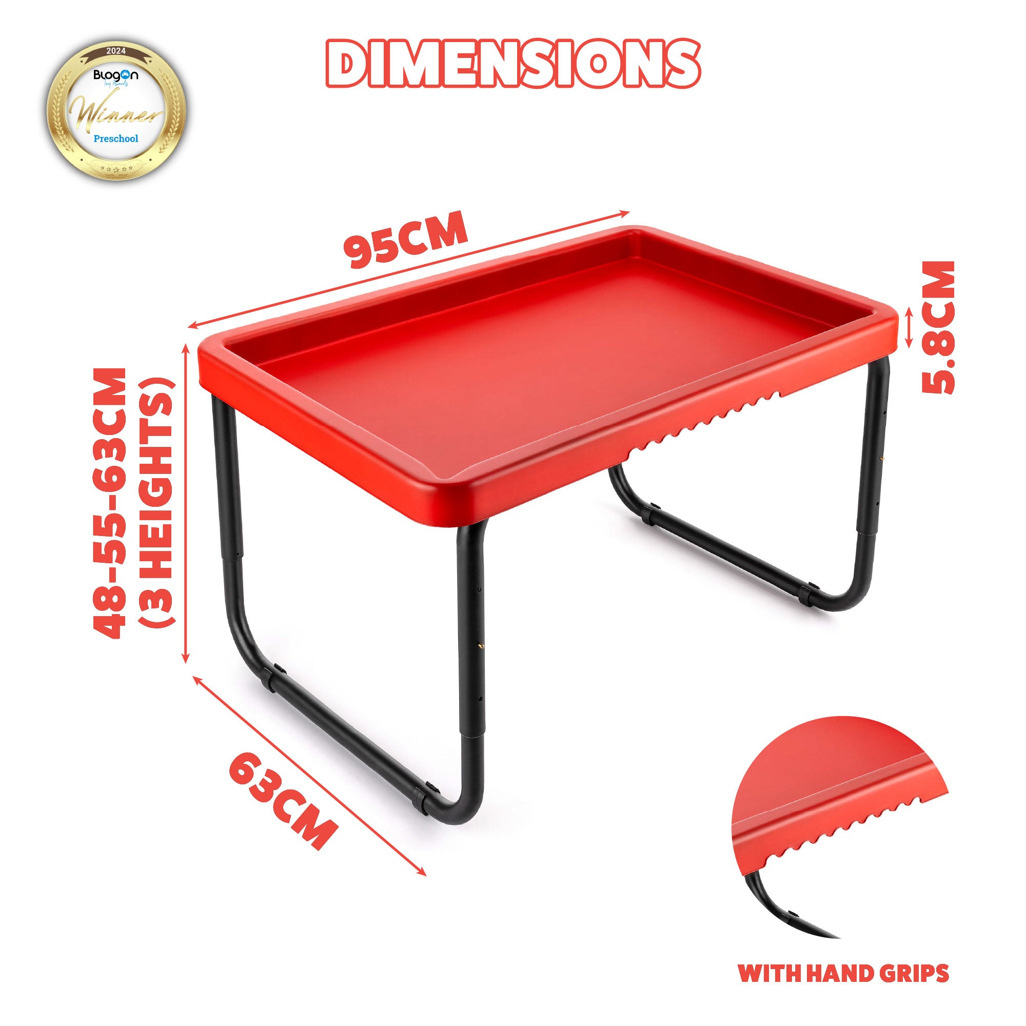tuff tray adjustable legs