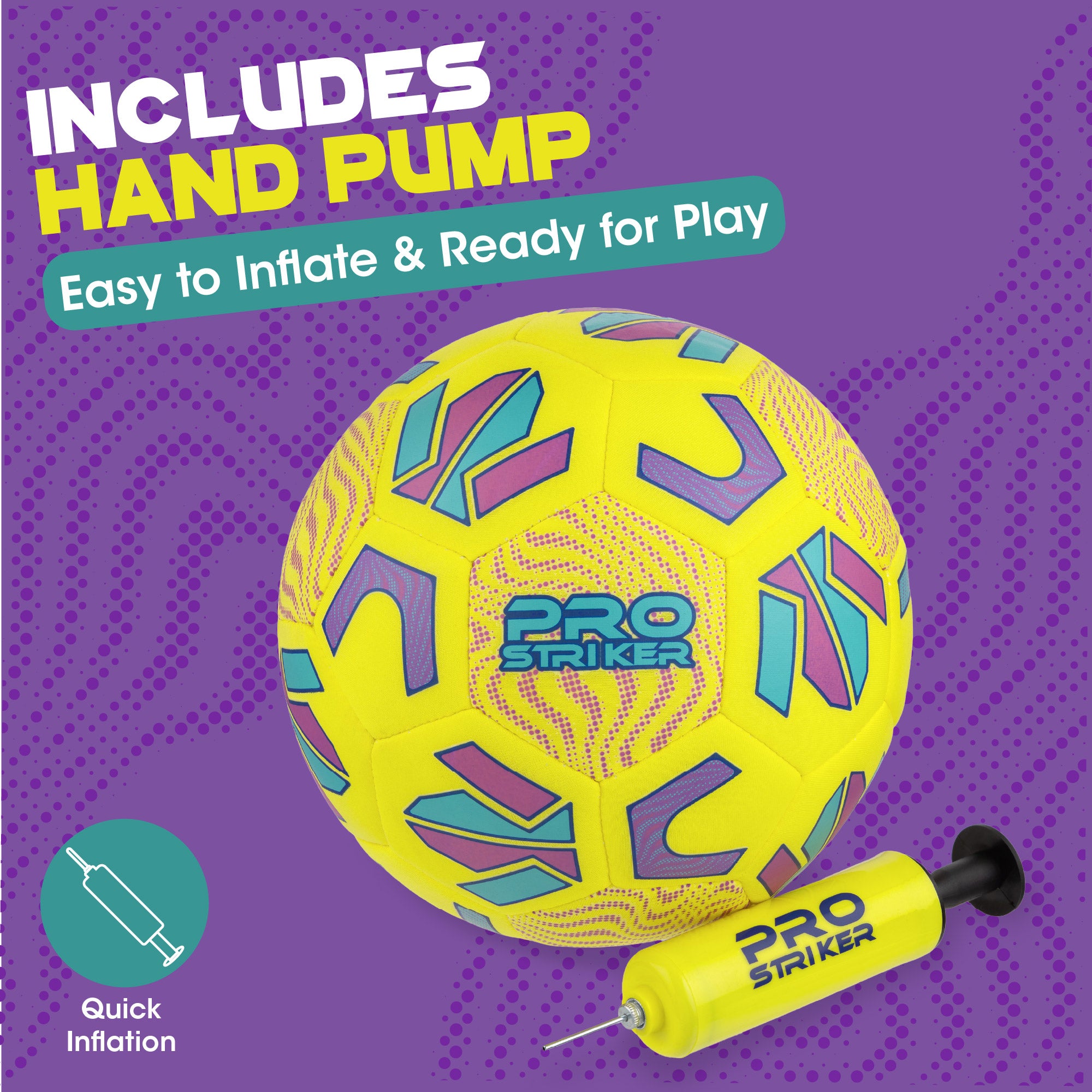 indoor football with pump