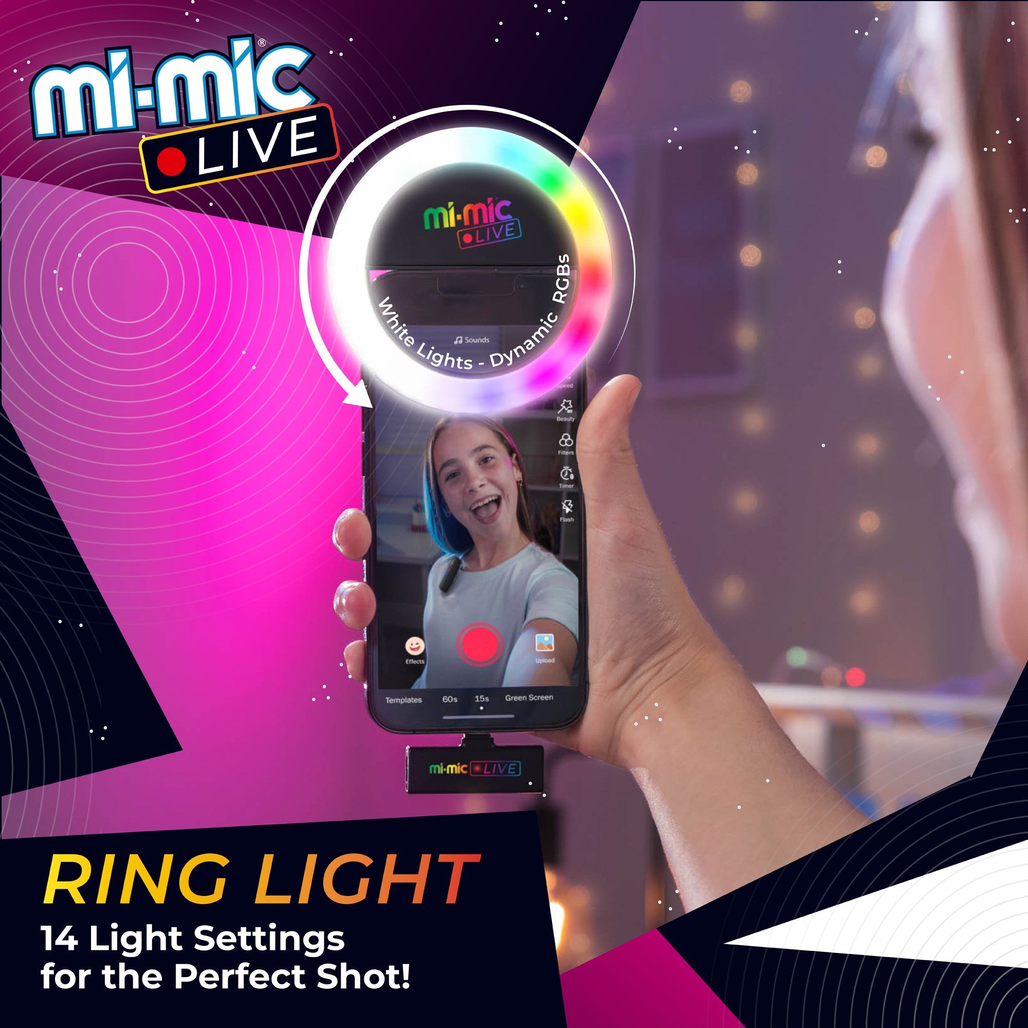 ring light for vlogging kit