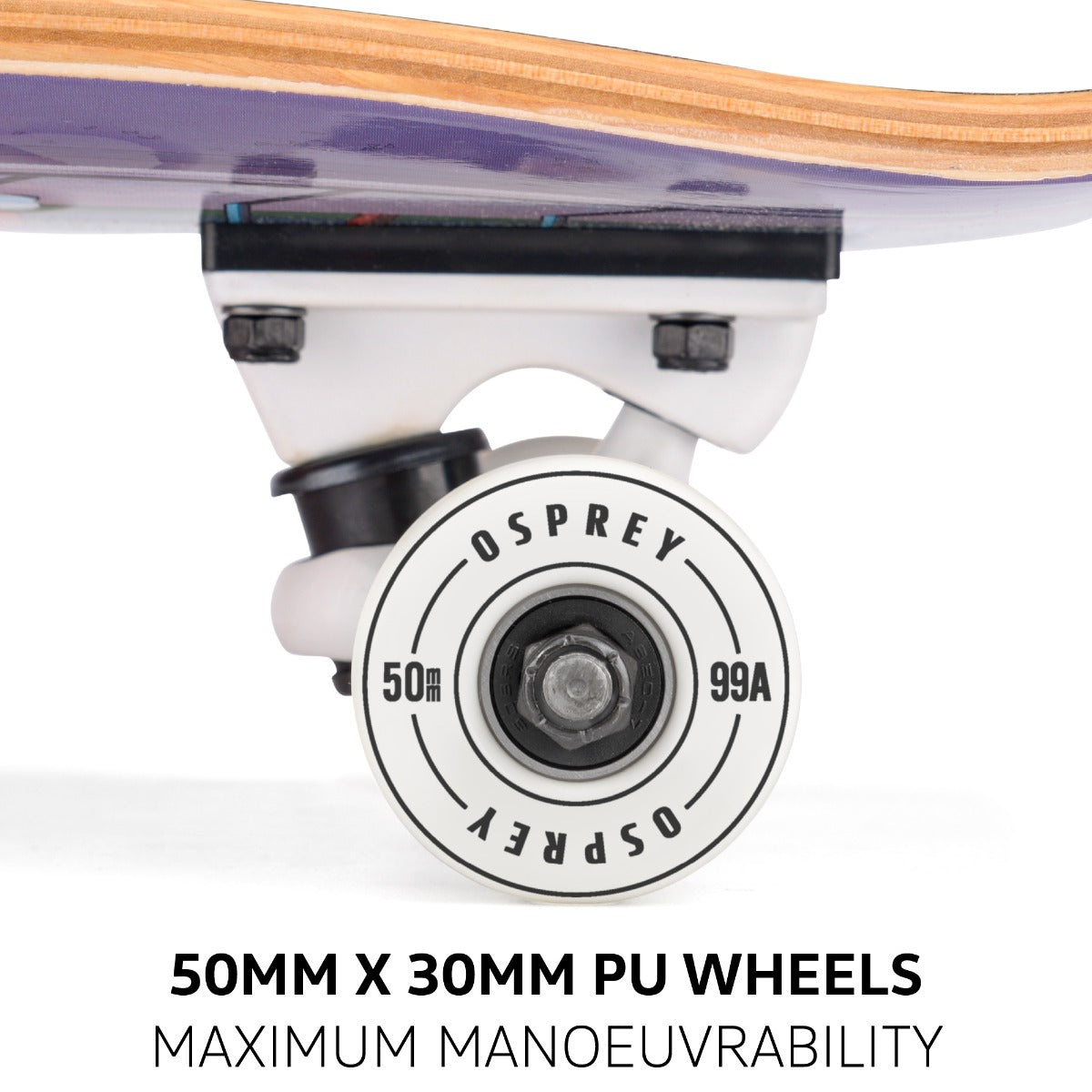 8" x 31" Complete Double Kick Skateboard - VW Sunset