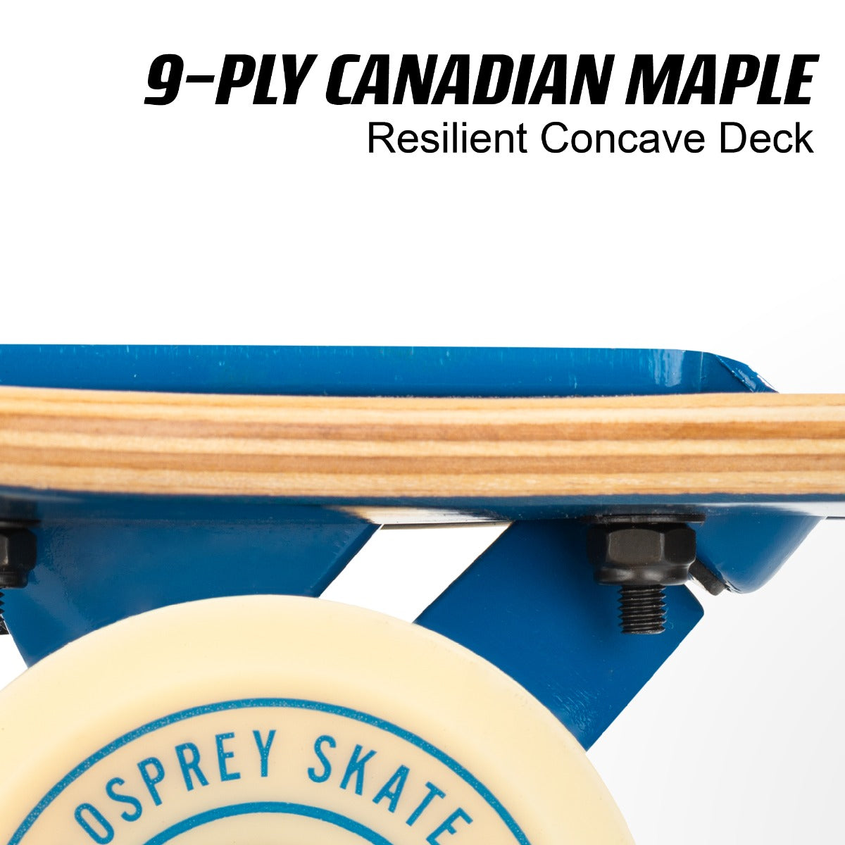 Kids skateboard with gradient fade