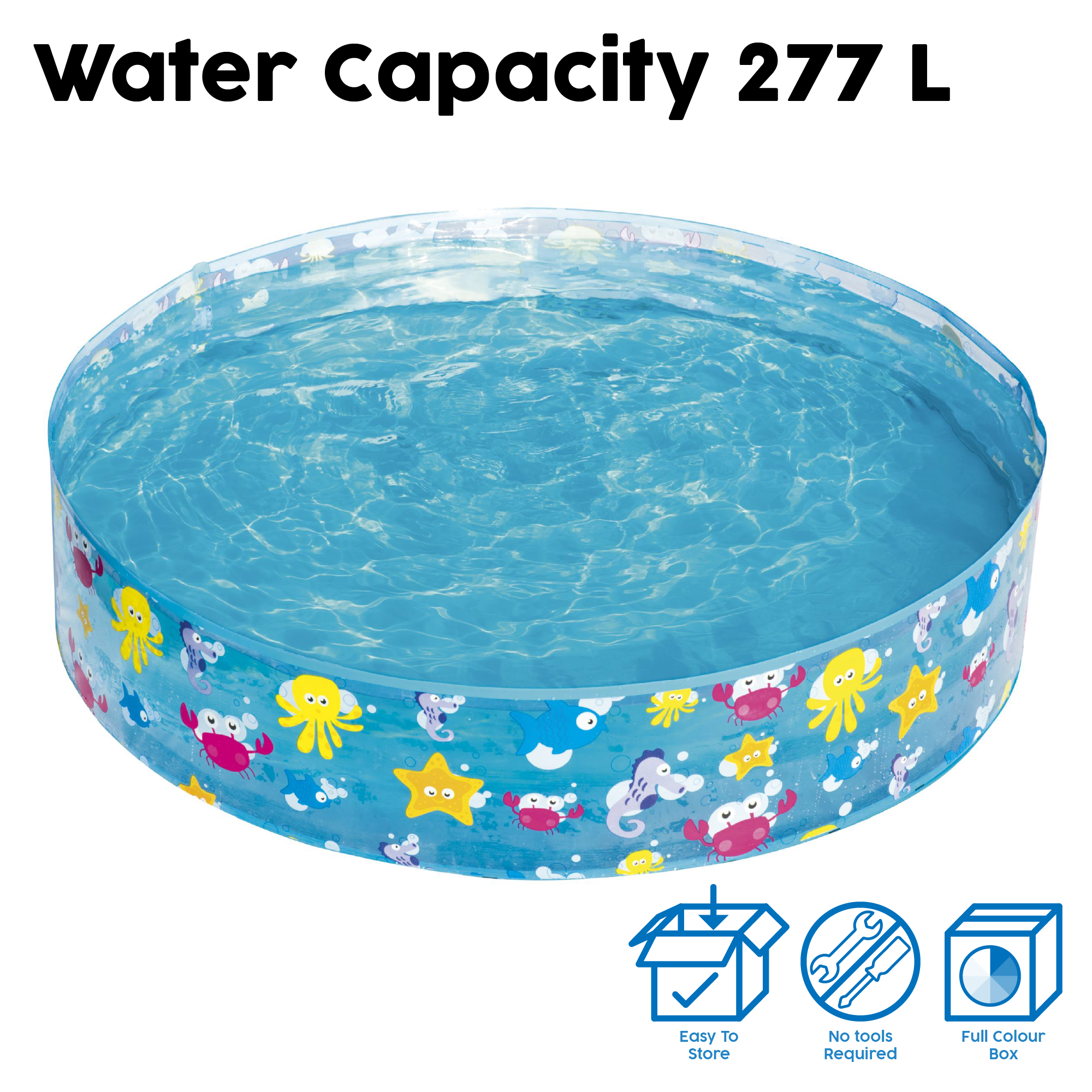 hard plastic paddling pool