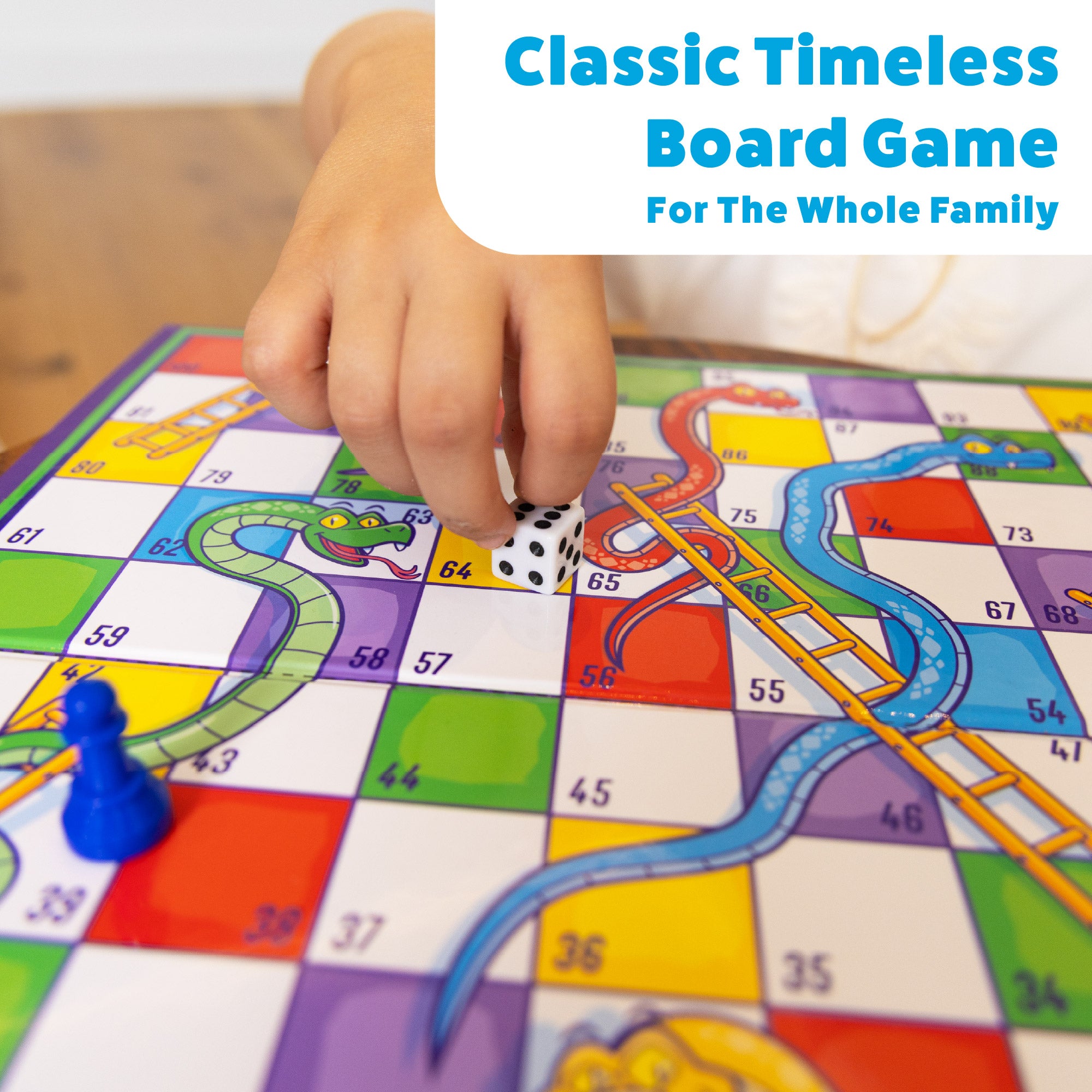 snake and ladders family board game