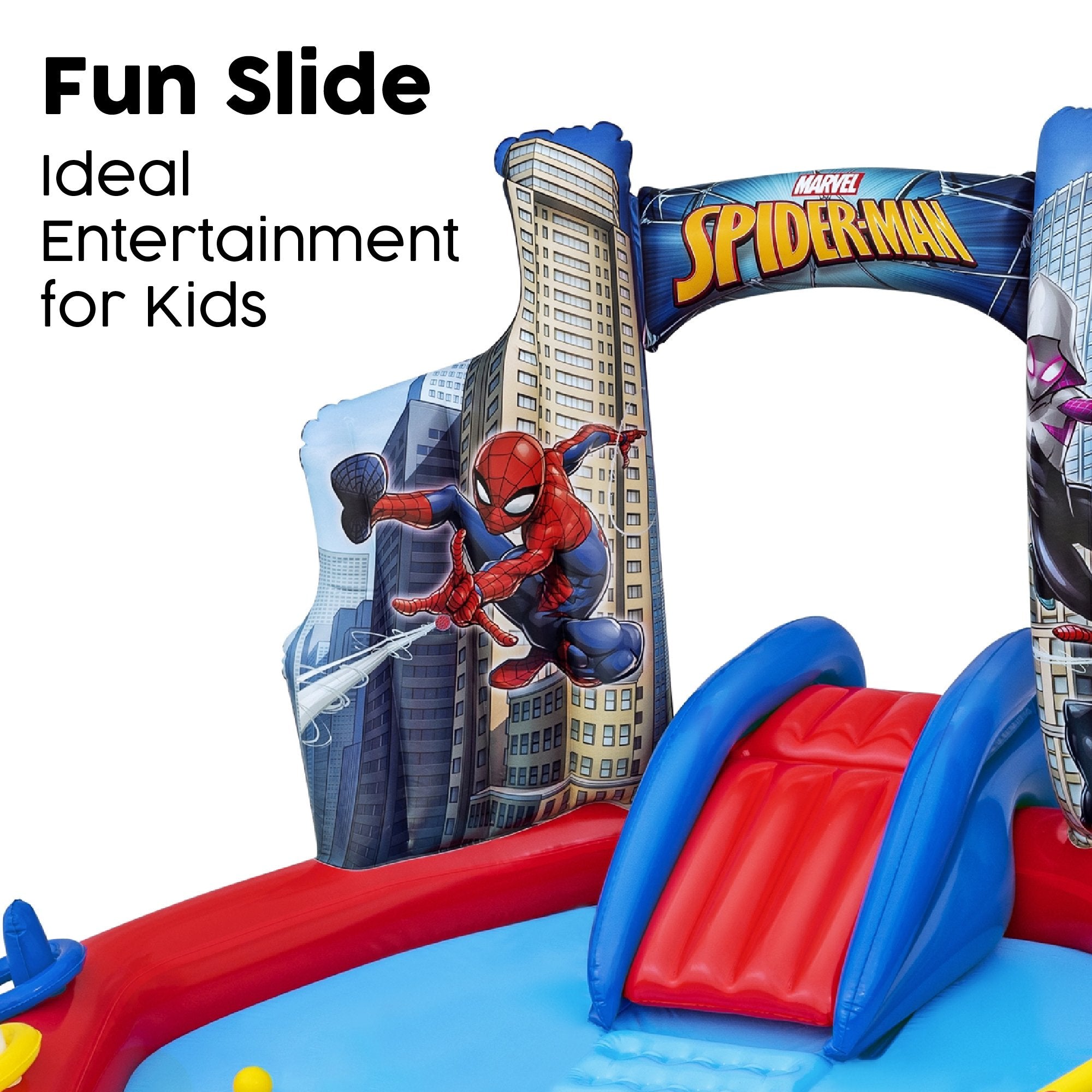 paddling pool with slide