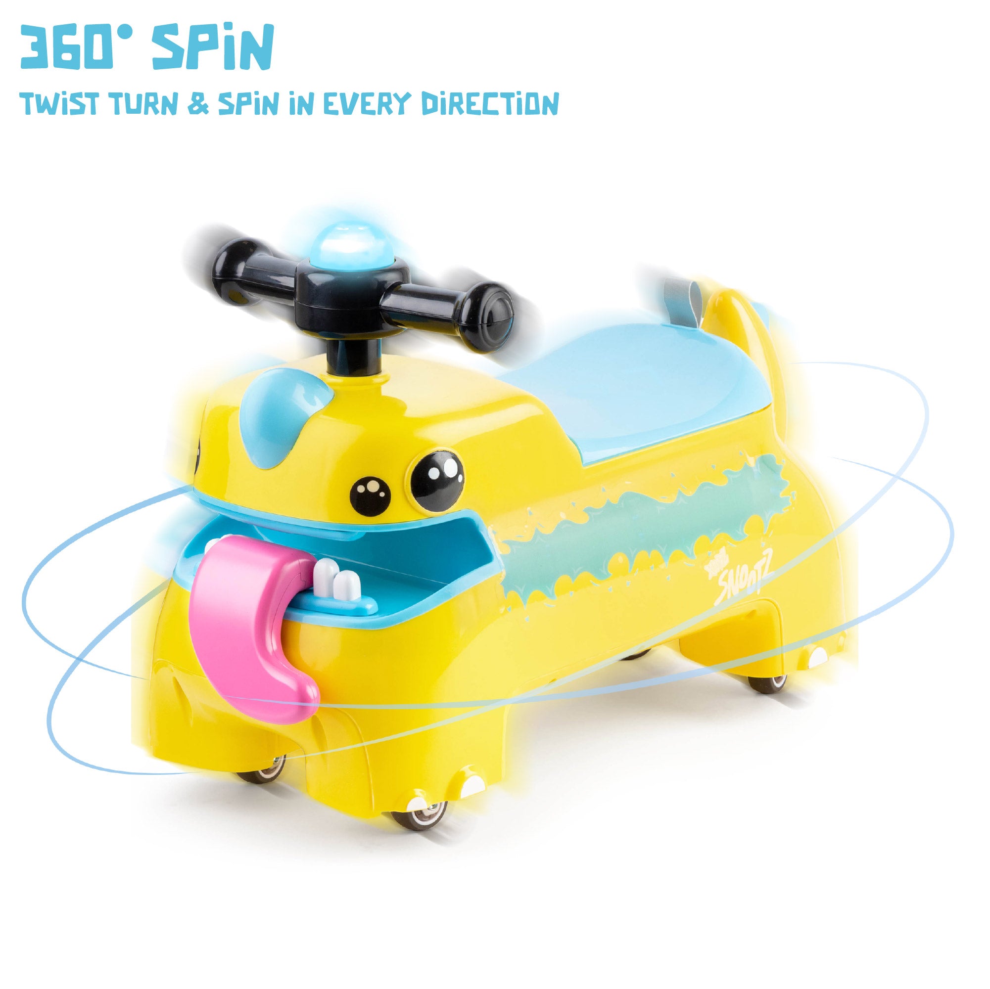 kids spinning ride on toy