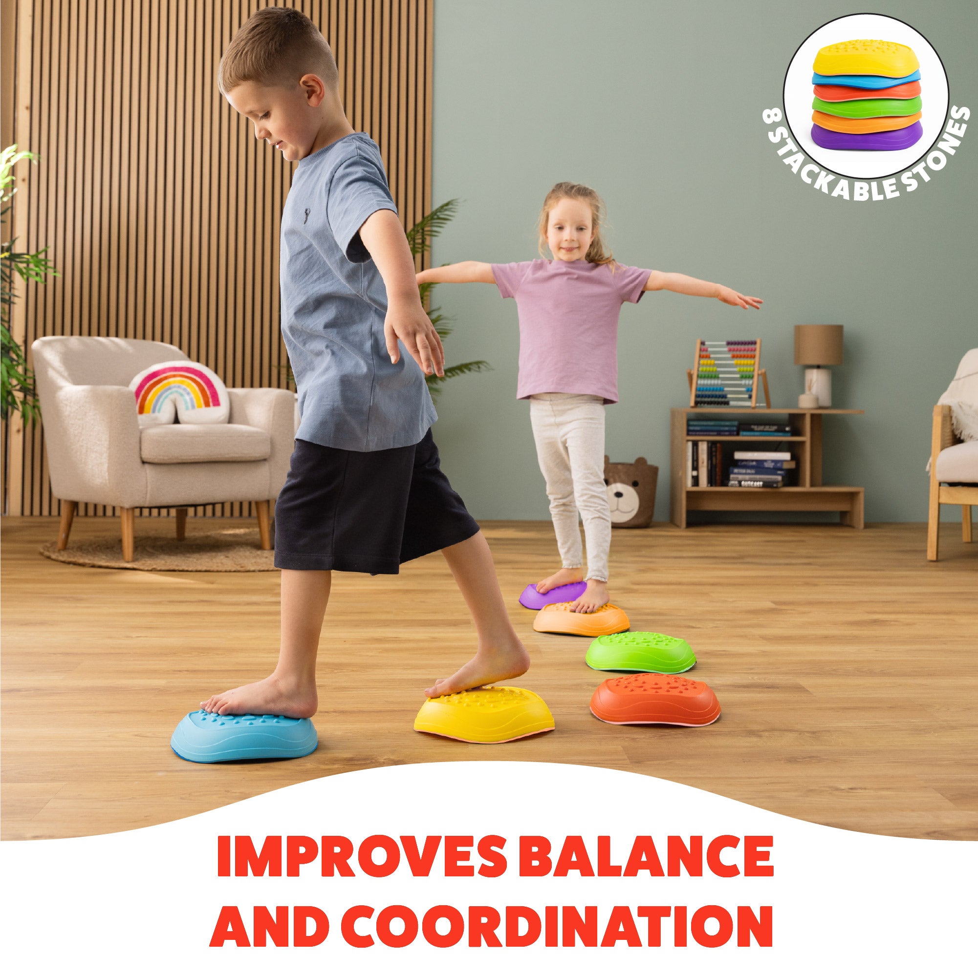 indoor and outdoor stepping stones