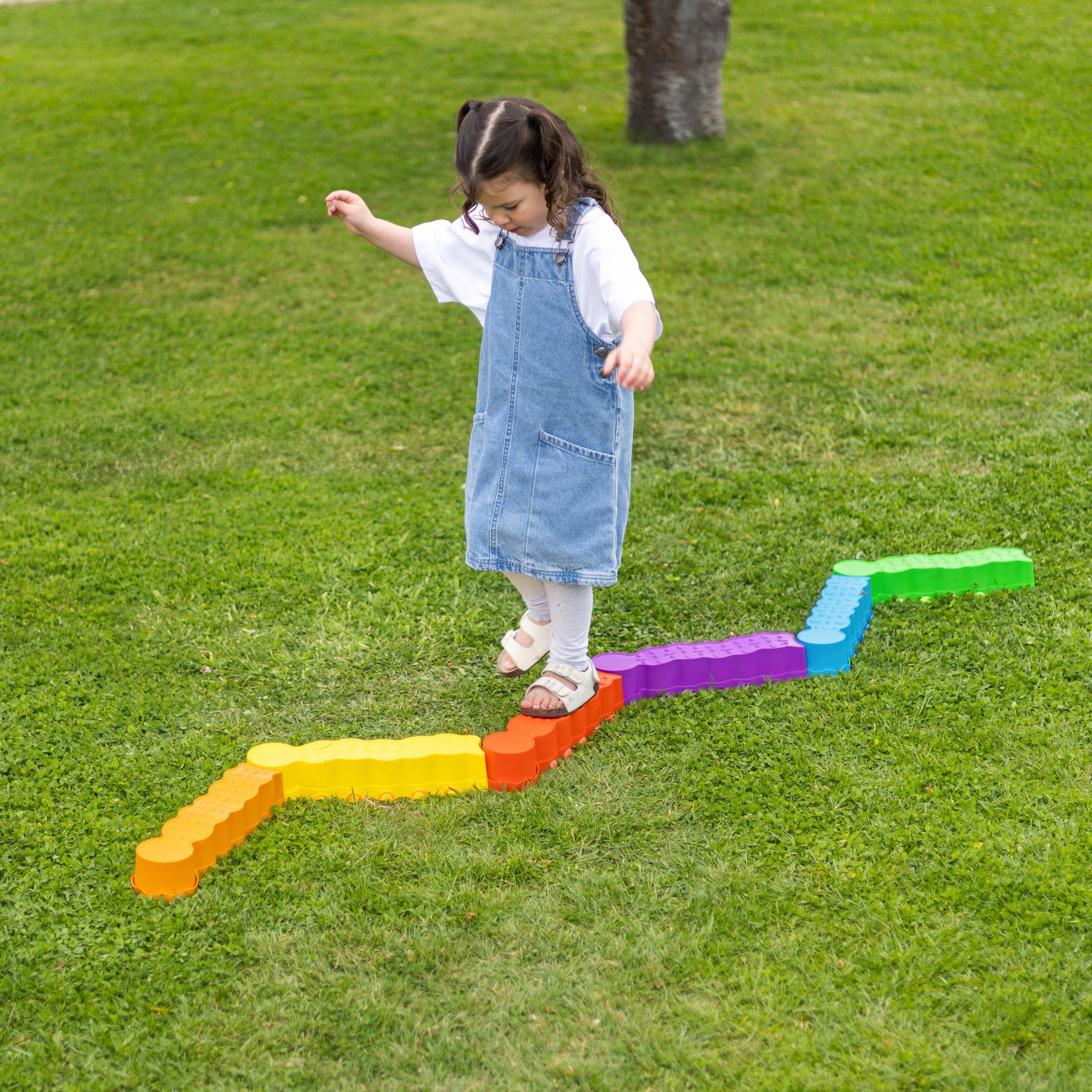 outdoor stepping beams