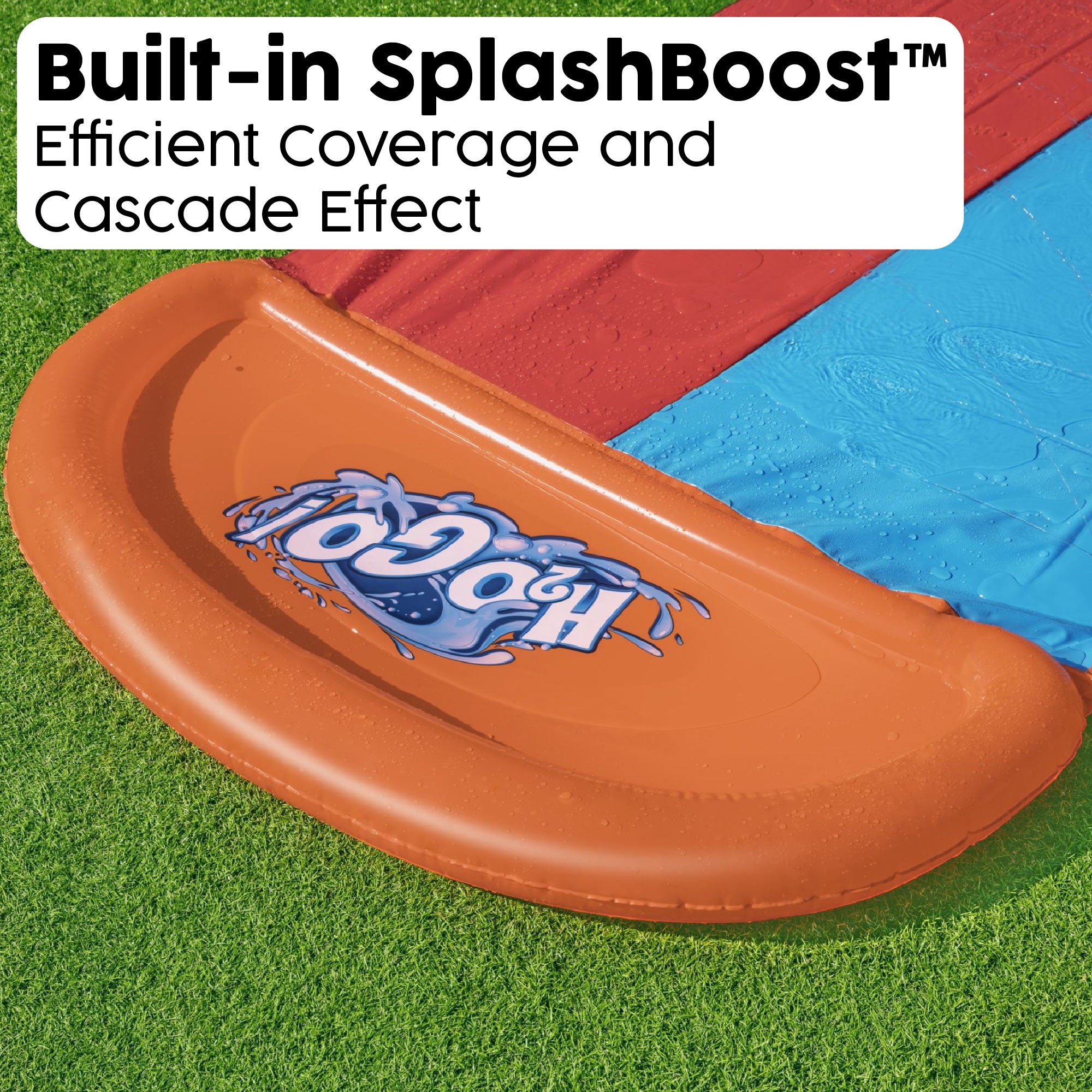 double garden water slide