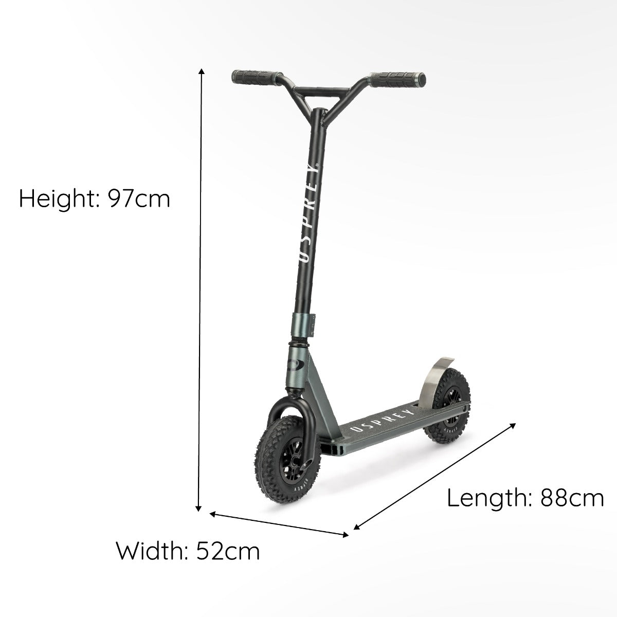 Outdoor rugged scooter for teens