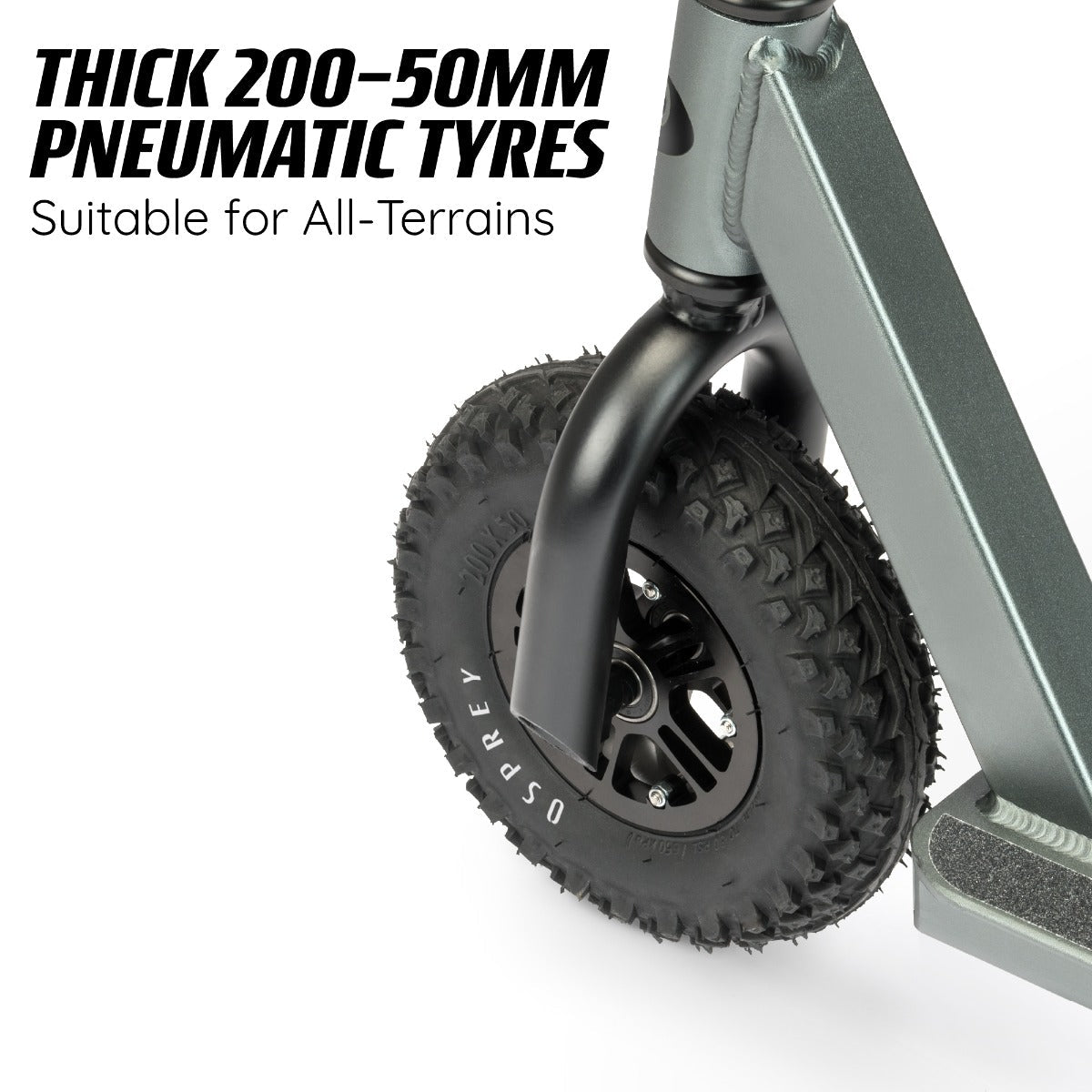 Heavy-duty kids stunt scooter