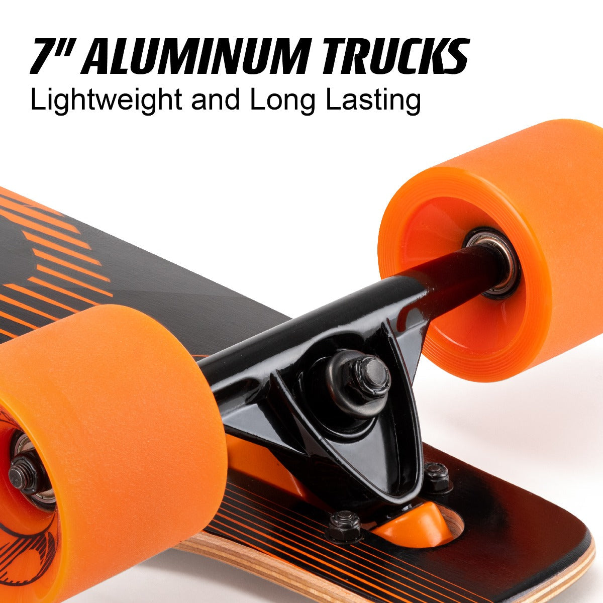 Drop-through twin tip cruiser board