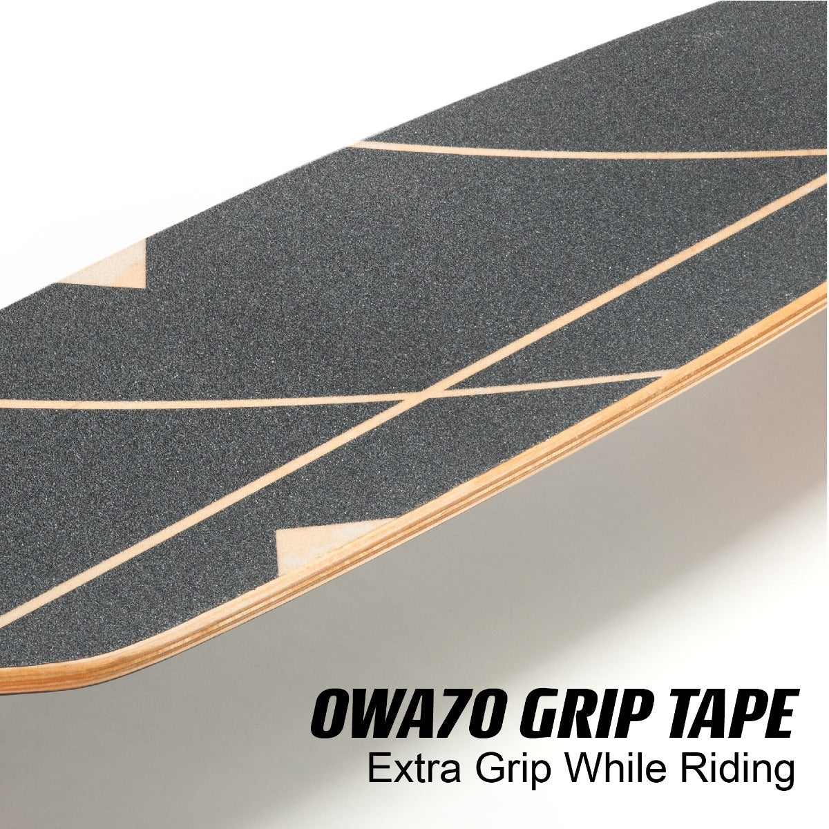 Smooth ride longboard with bold artwork
