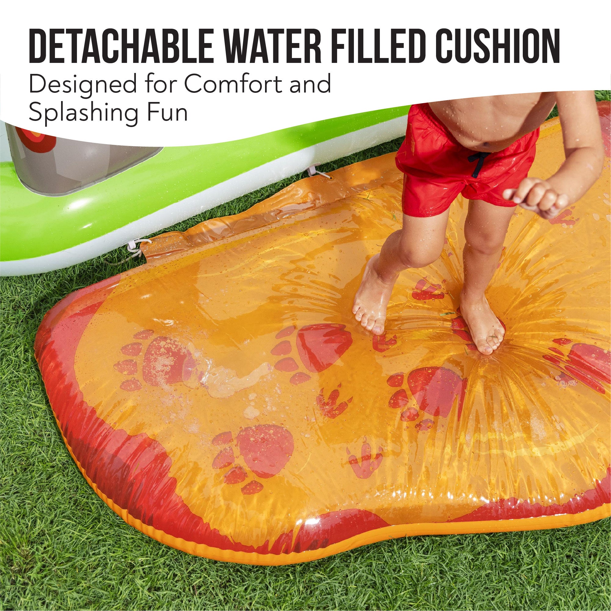 volcano themed kids play centre with pool