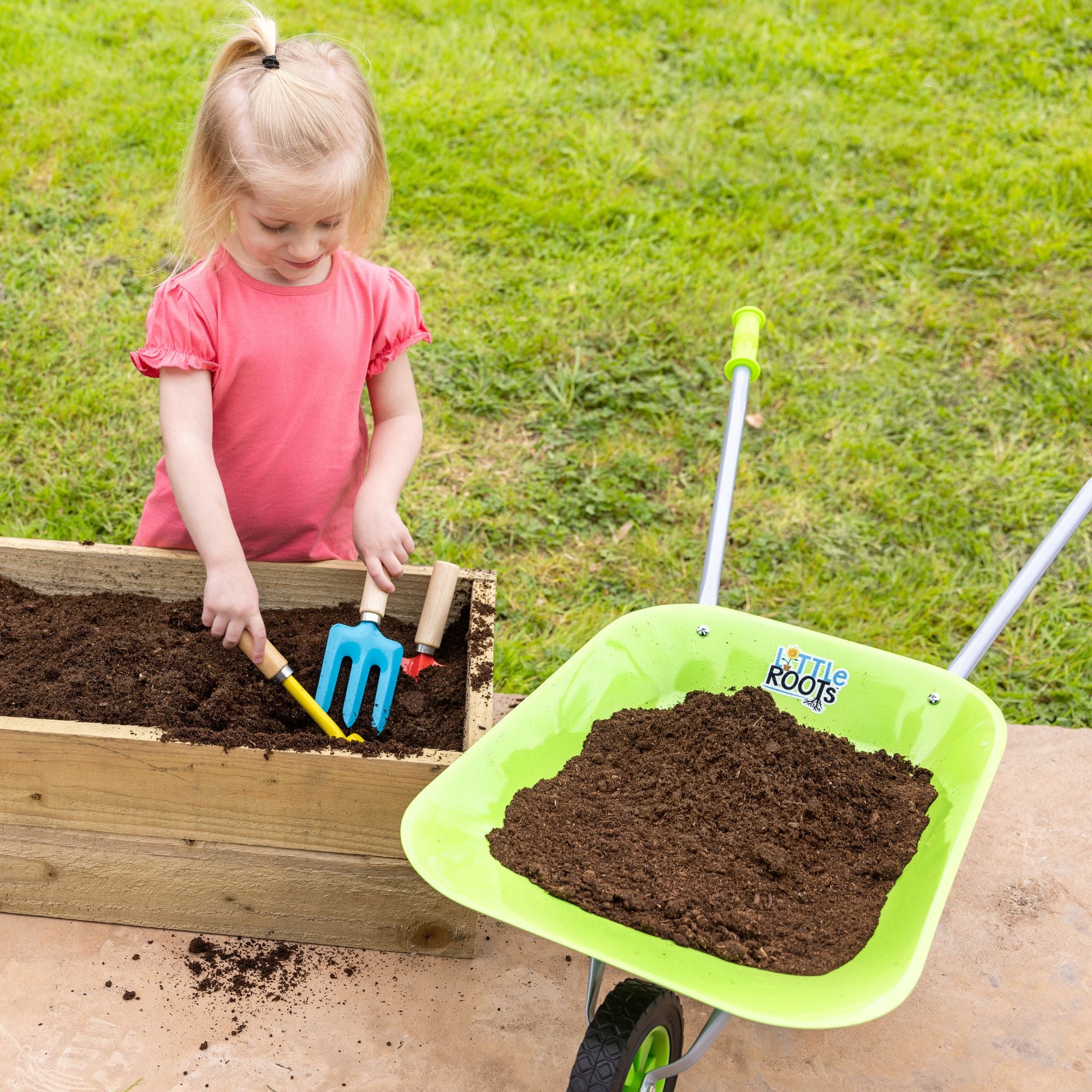 kids wheelbarrow