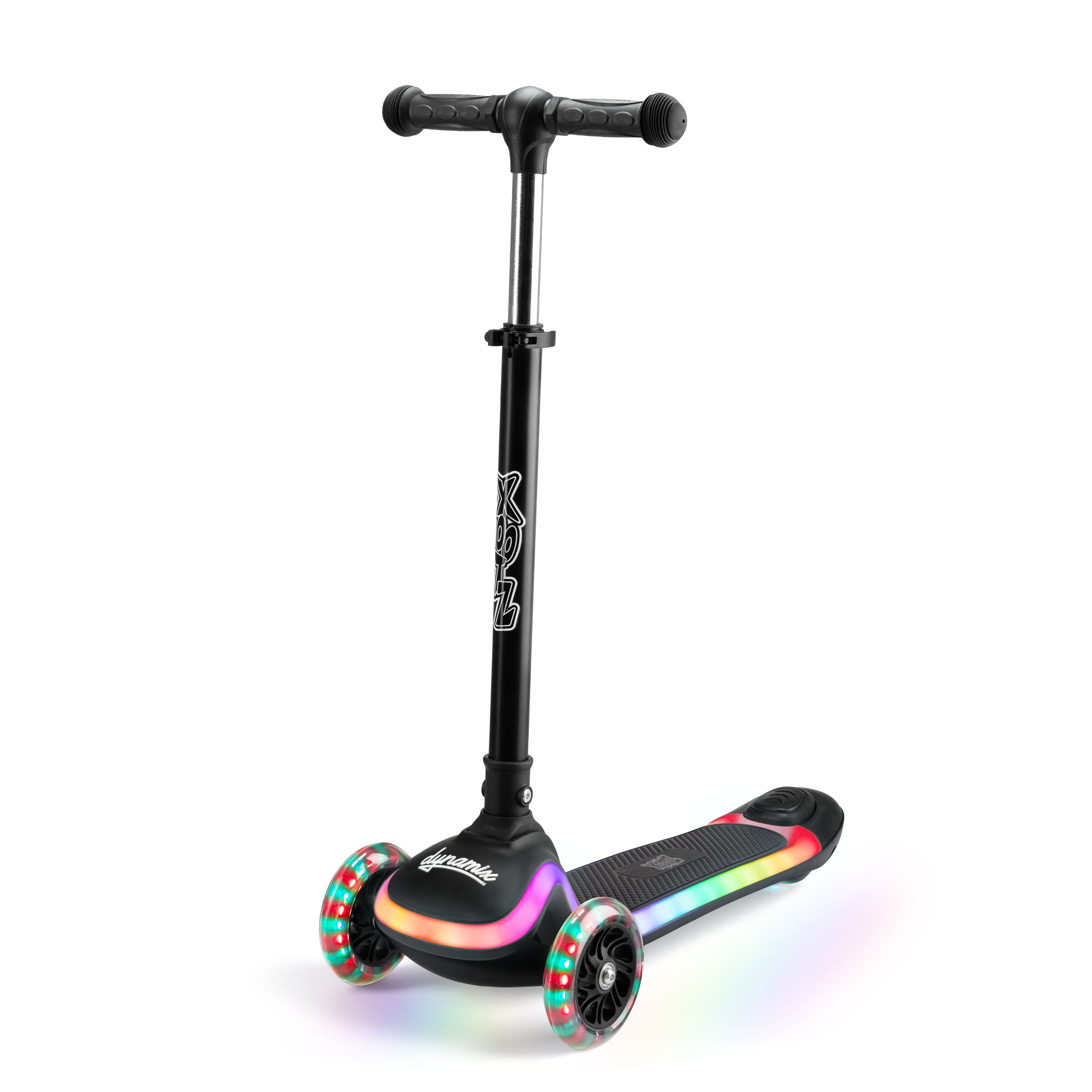 kids 3 wheel led scooter with light up deck and wheels